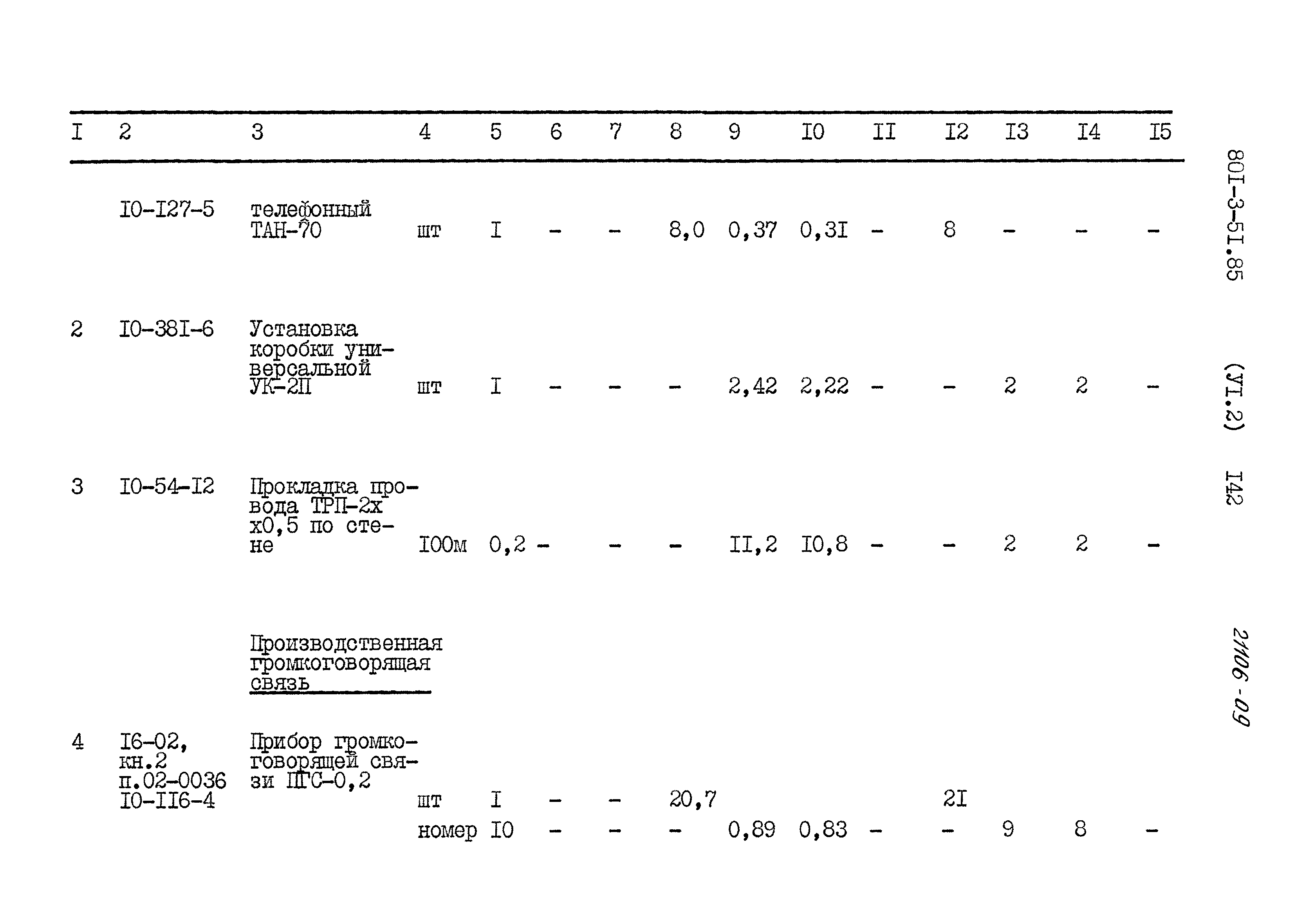 Типовой проект 801-3-51.85