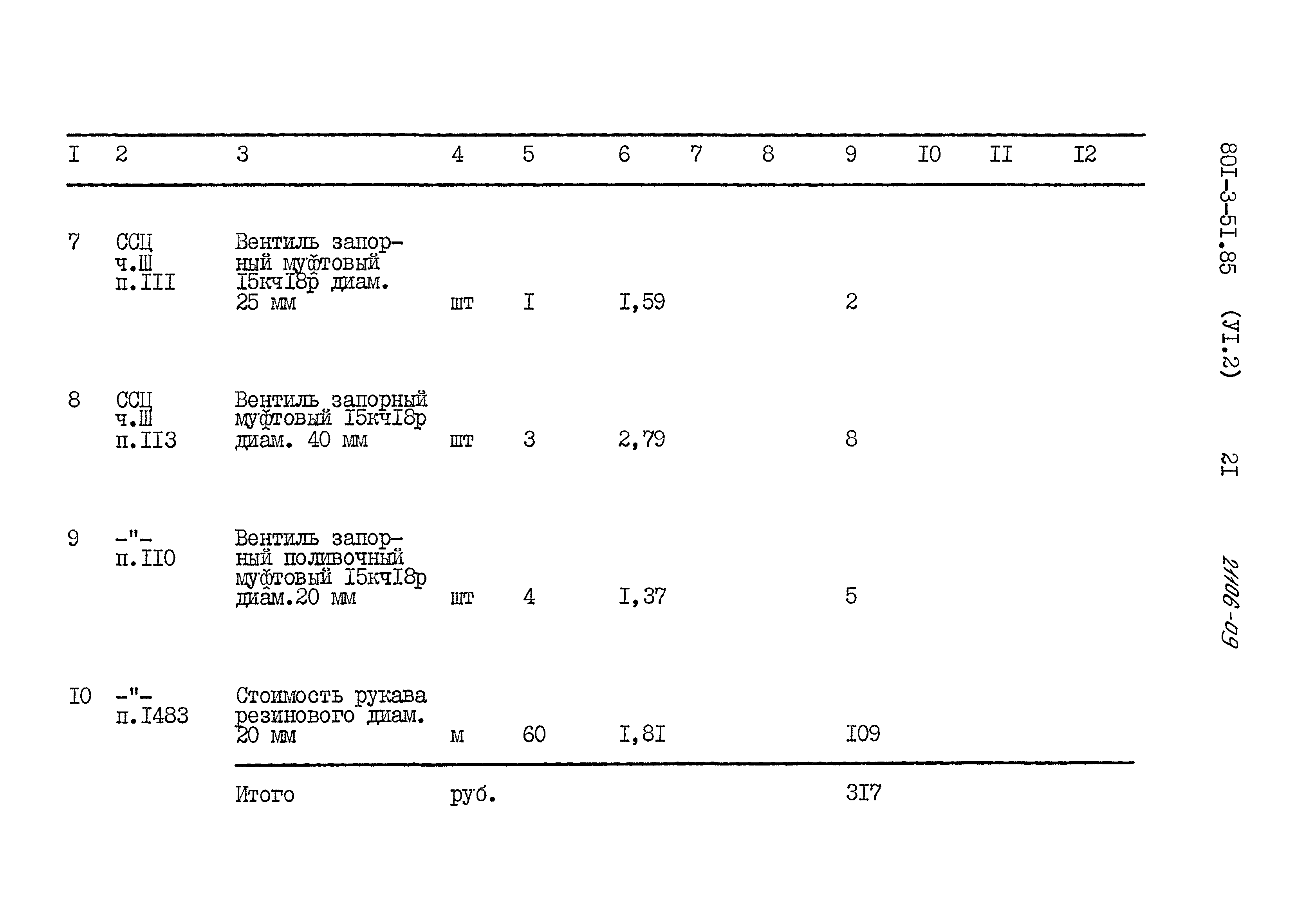 Типовой проект 801-3-51.85