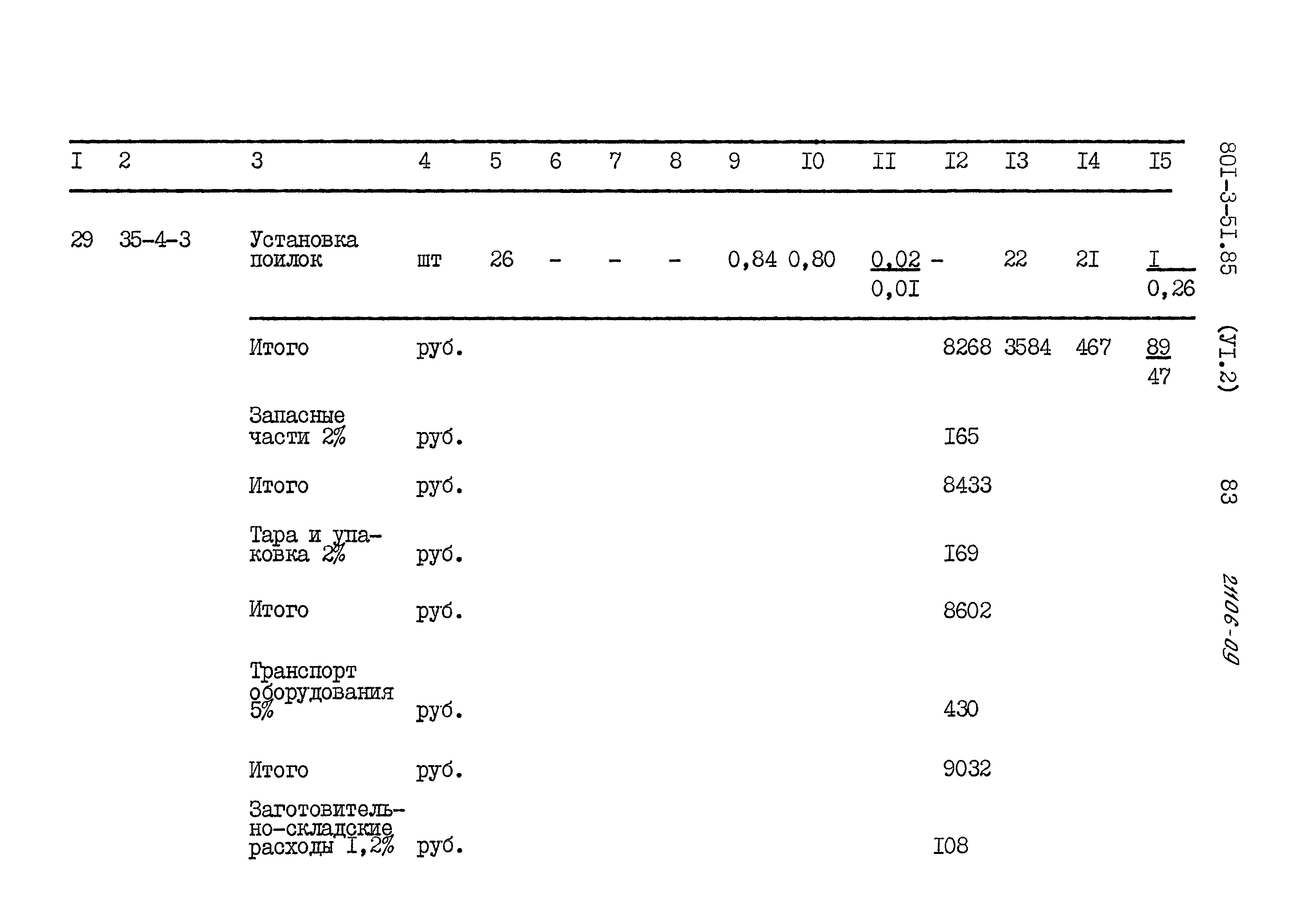 Типовой проект 801-3-51.85