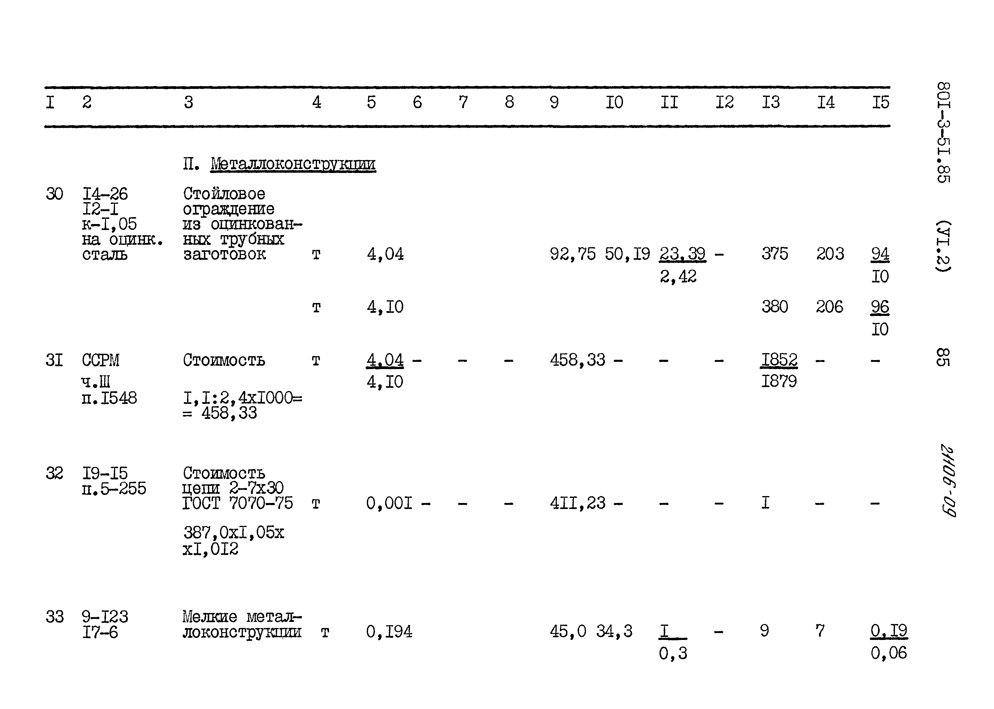 Типовой проект 801-3-51.85