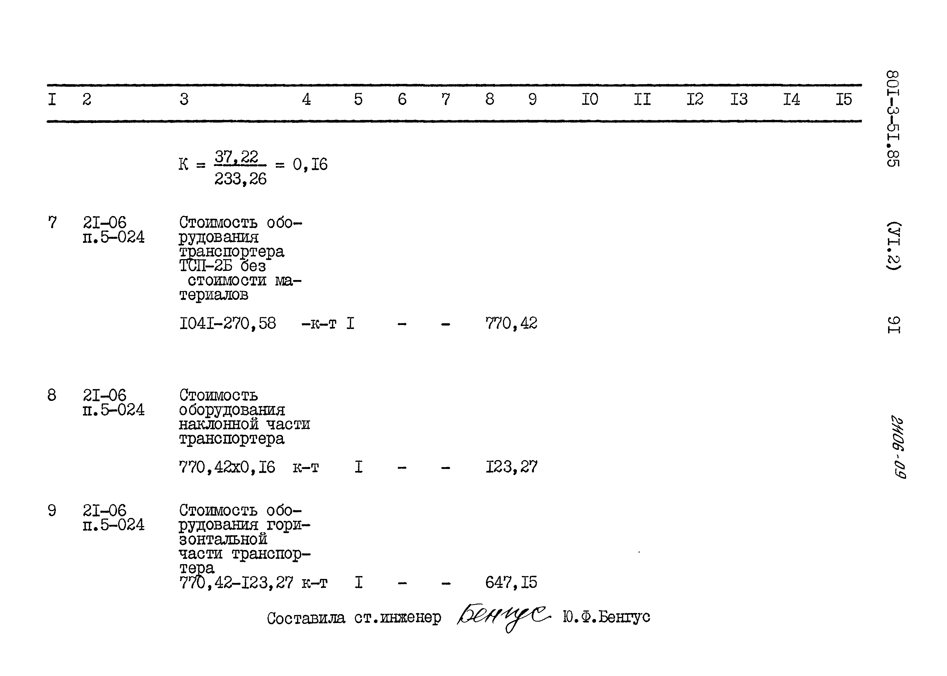 Типовой проект 801-3-51.85