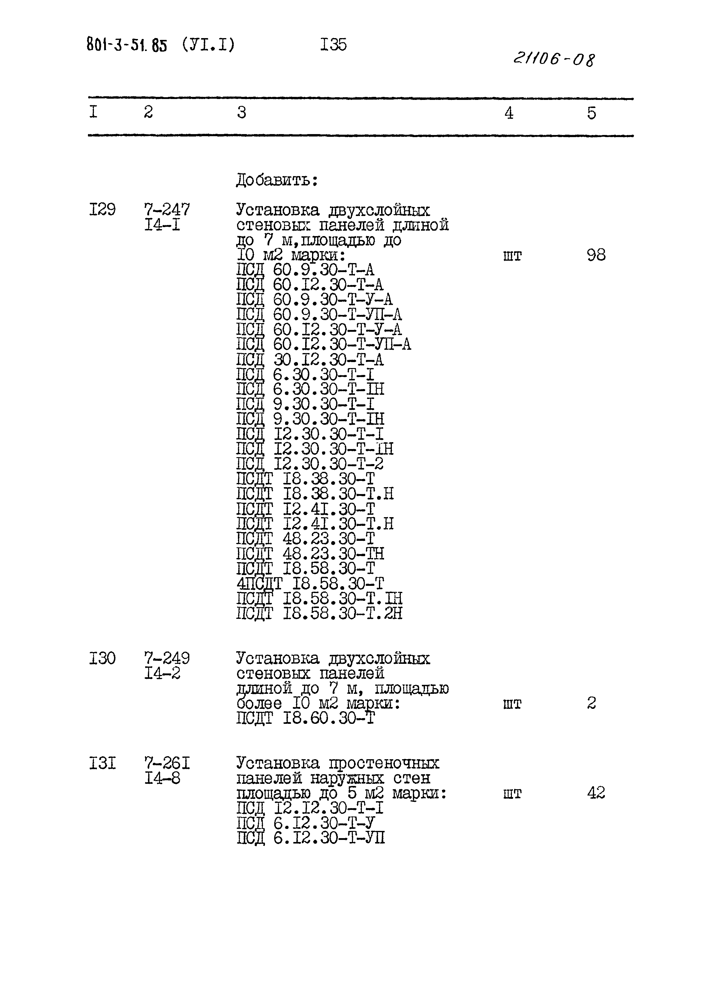 Типовой проект 801-3-51.85