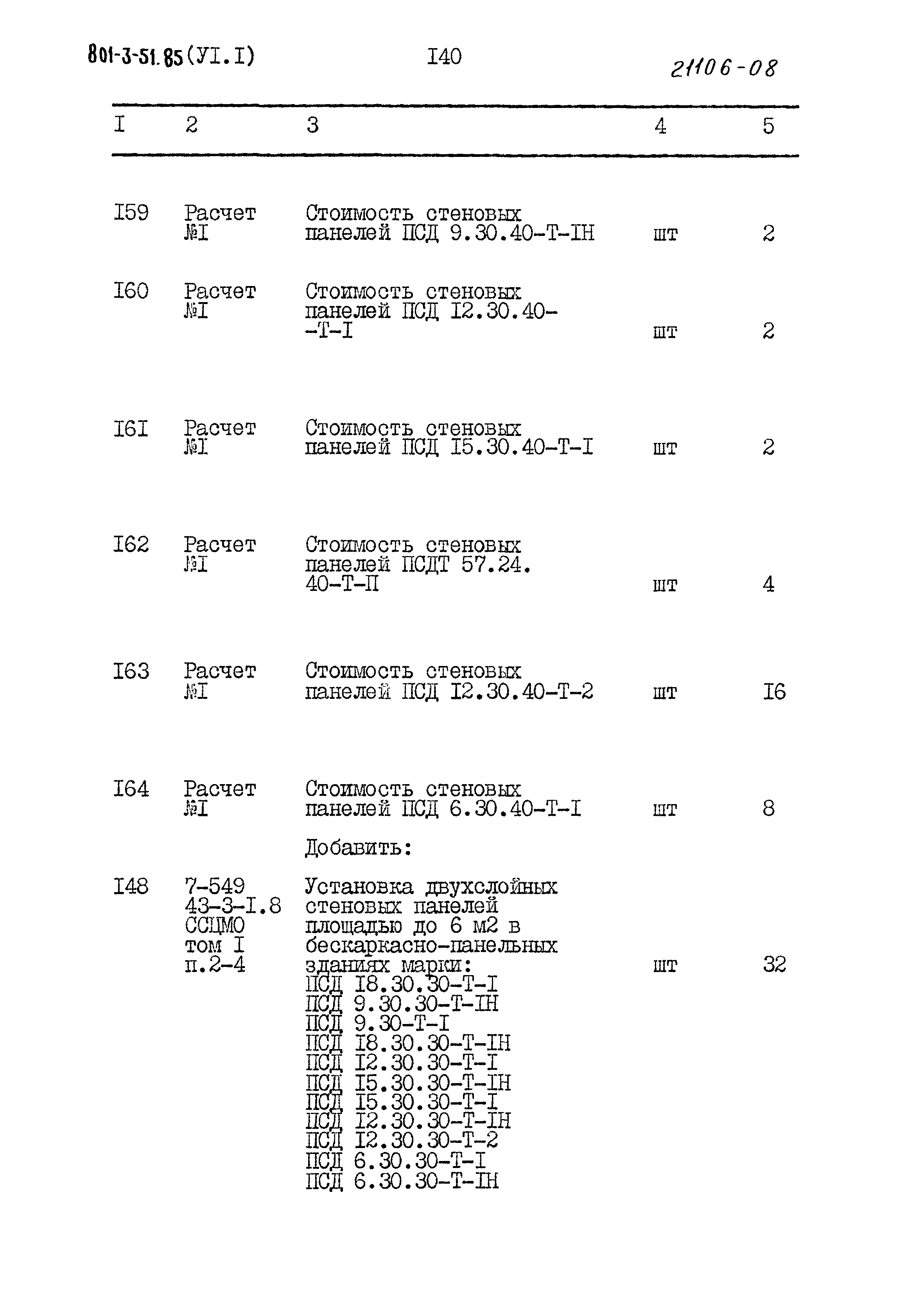 Типовой проект 801-3-51.85