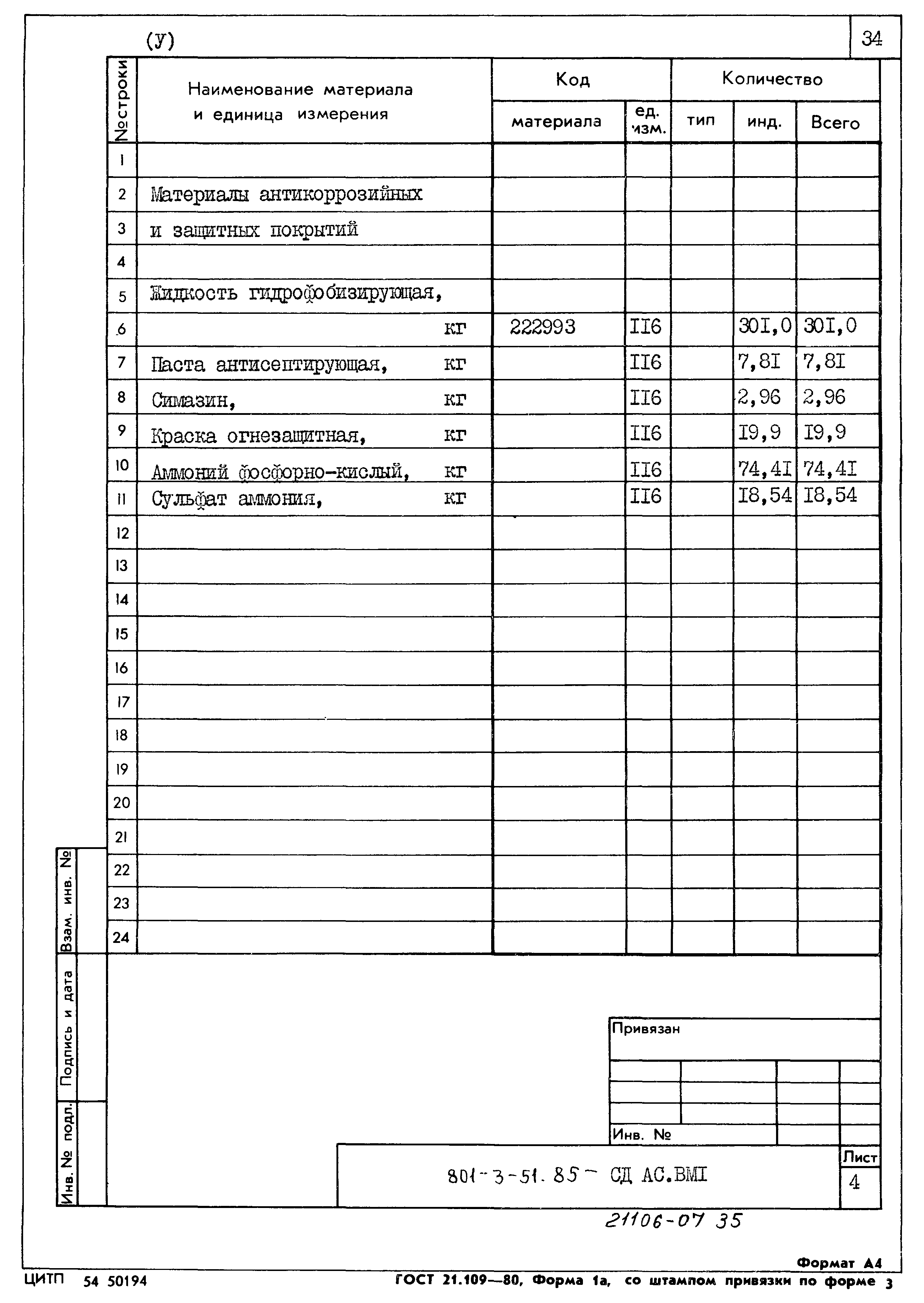 Типовой проект 801-3-51.85
