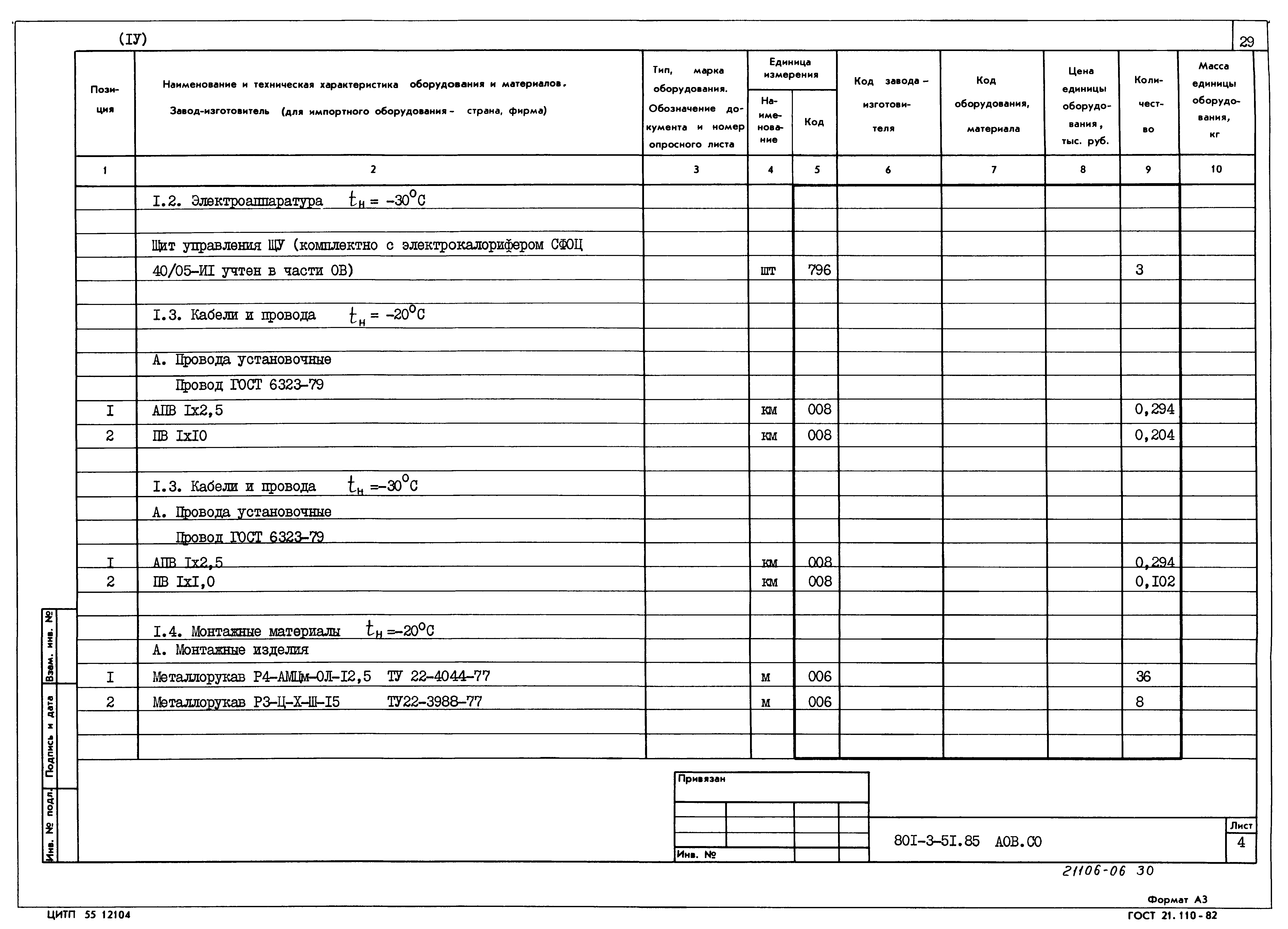 Типовой проект 801-3-51.85