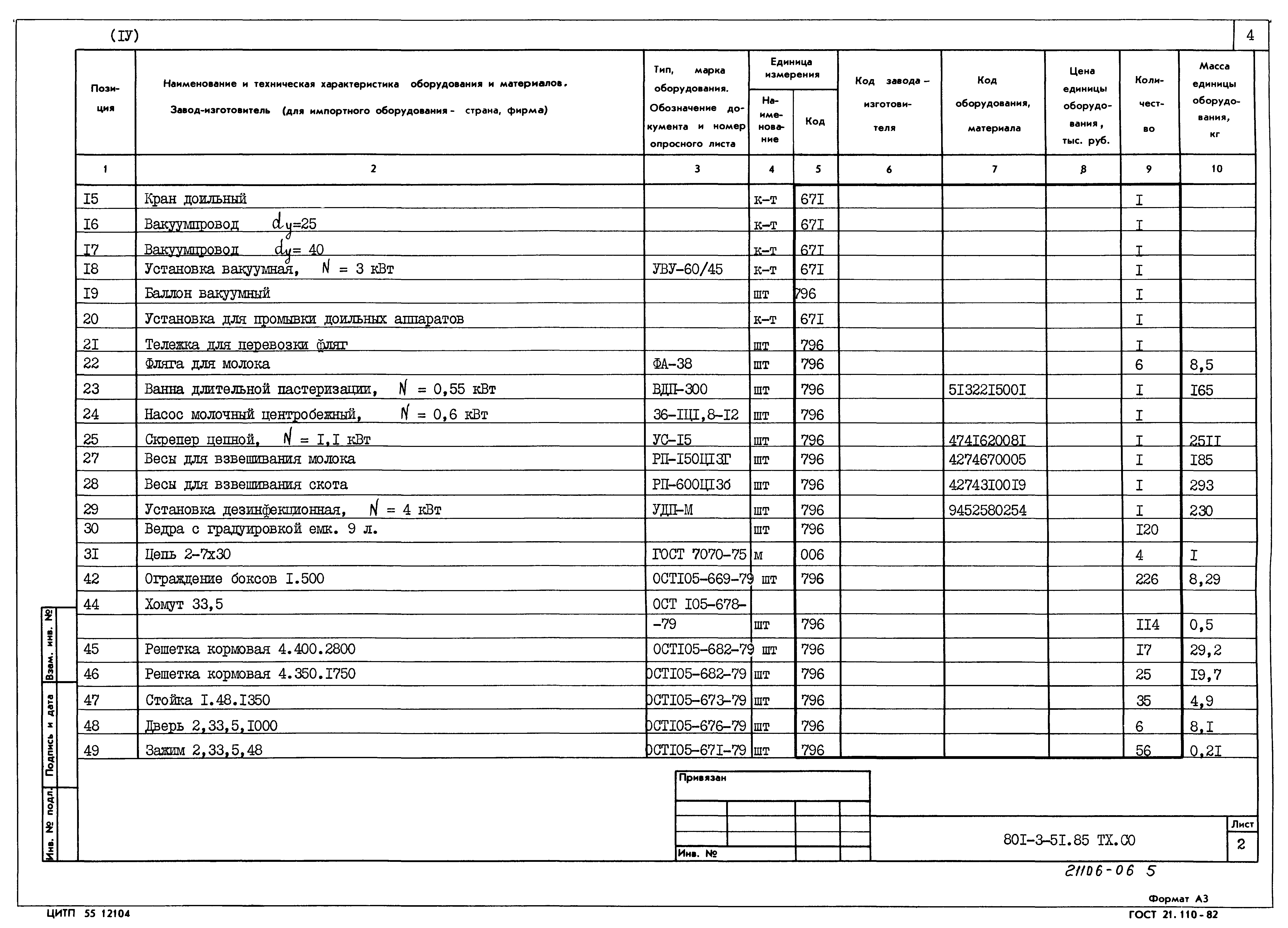 Типовой проект 801-3-51.85