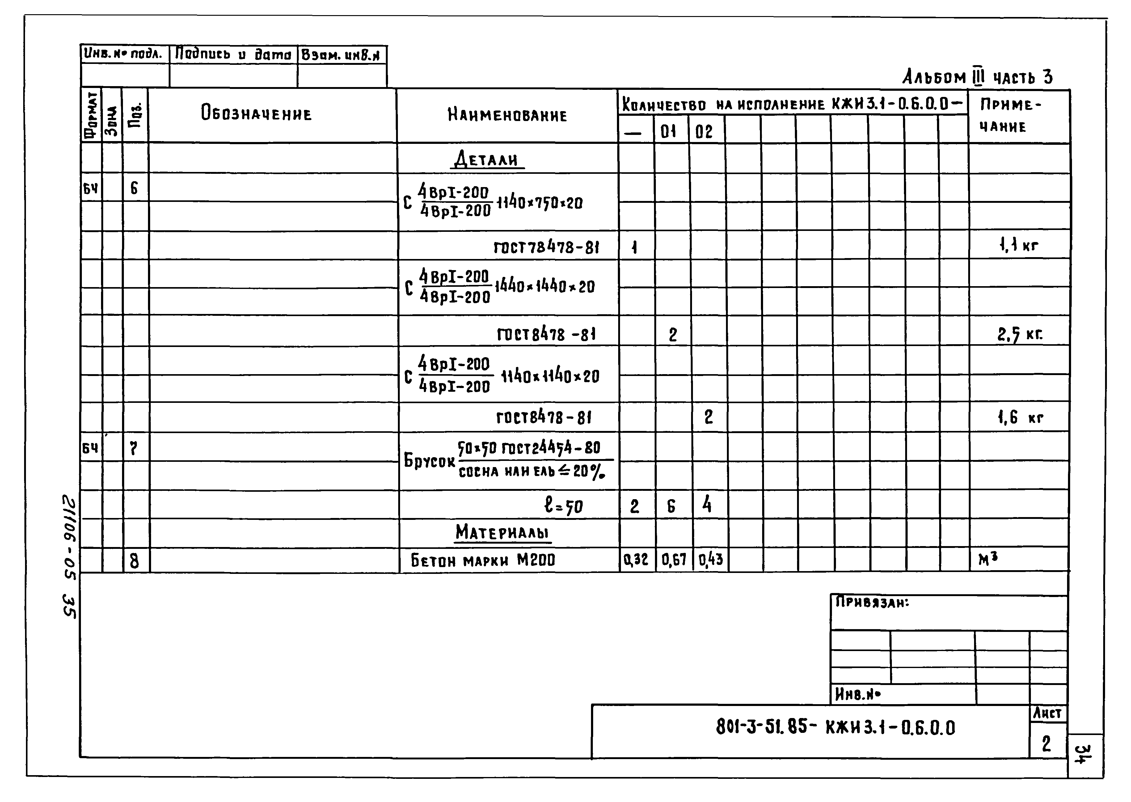 Типовой проект 801-3-51.85