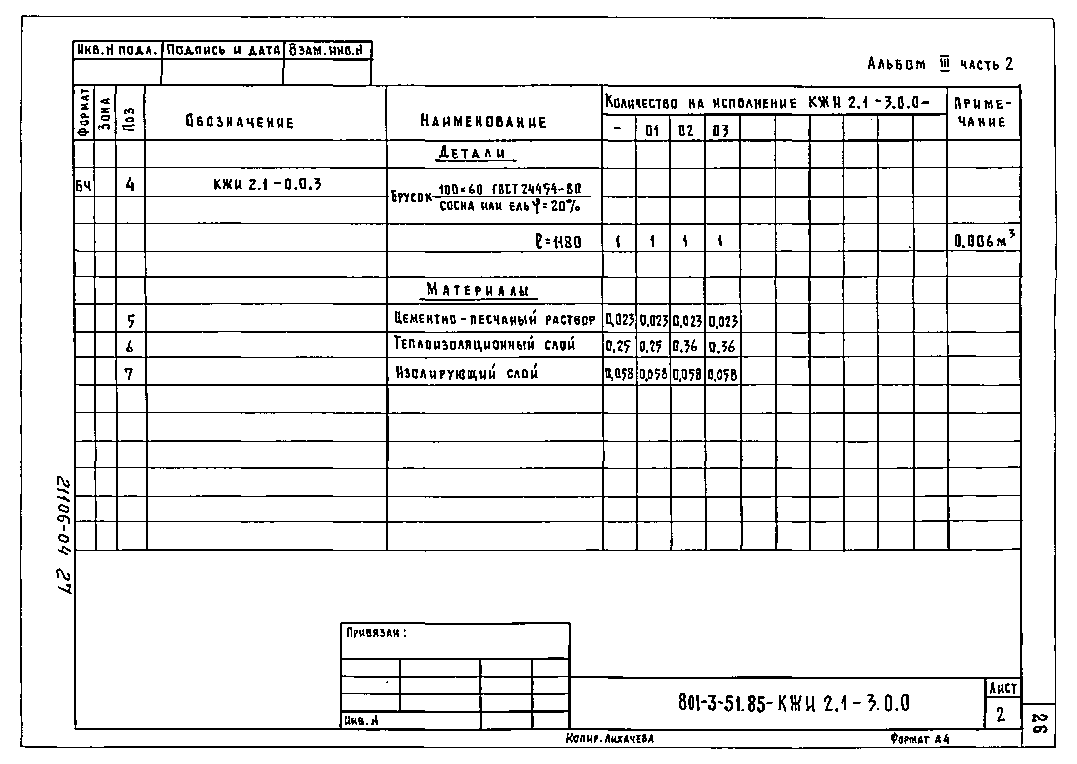 Типовой проект 801-3-51.85