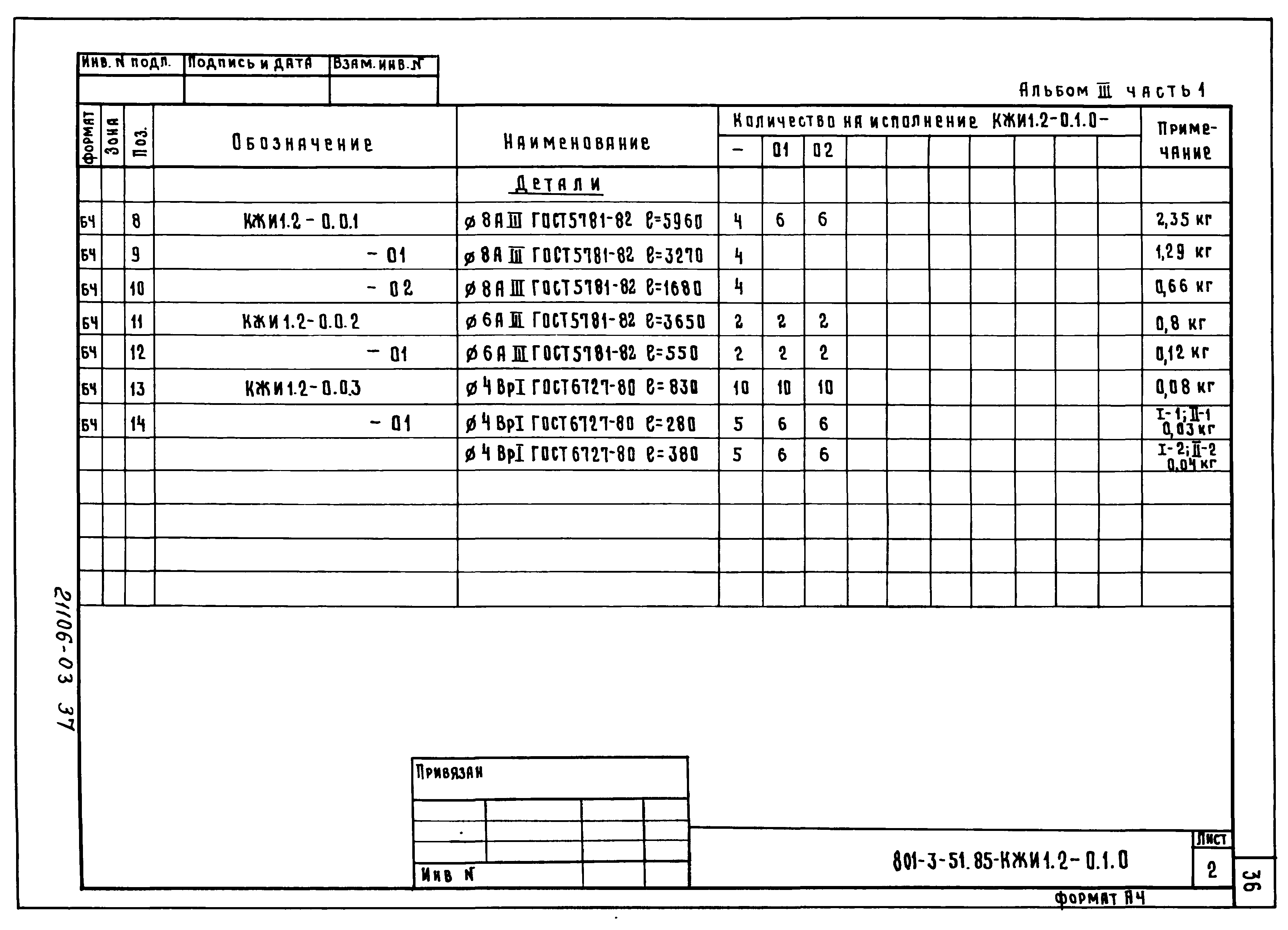 Типовой проект 801-3-51.85