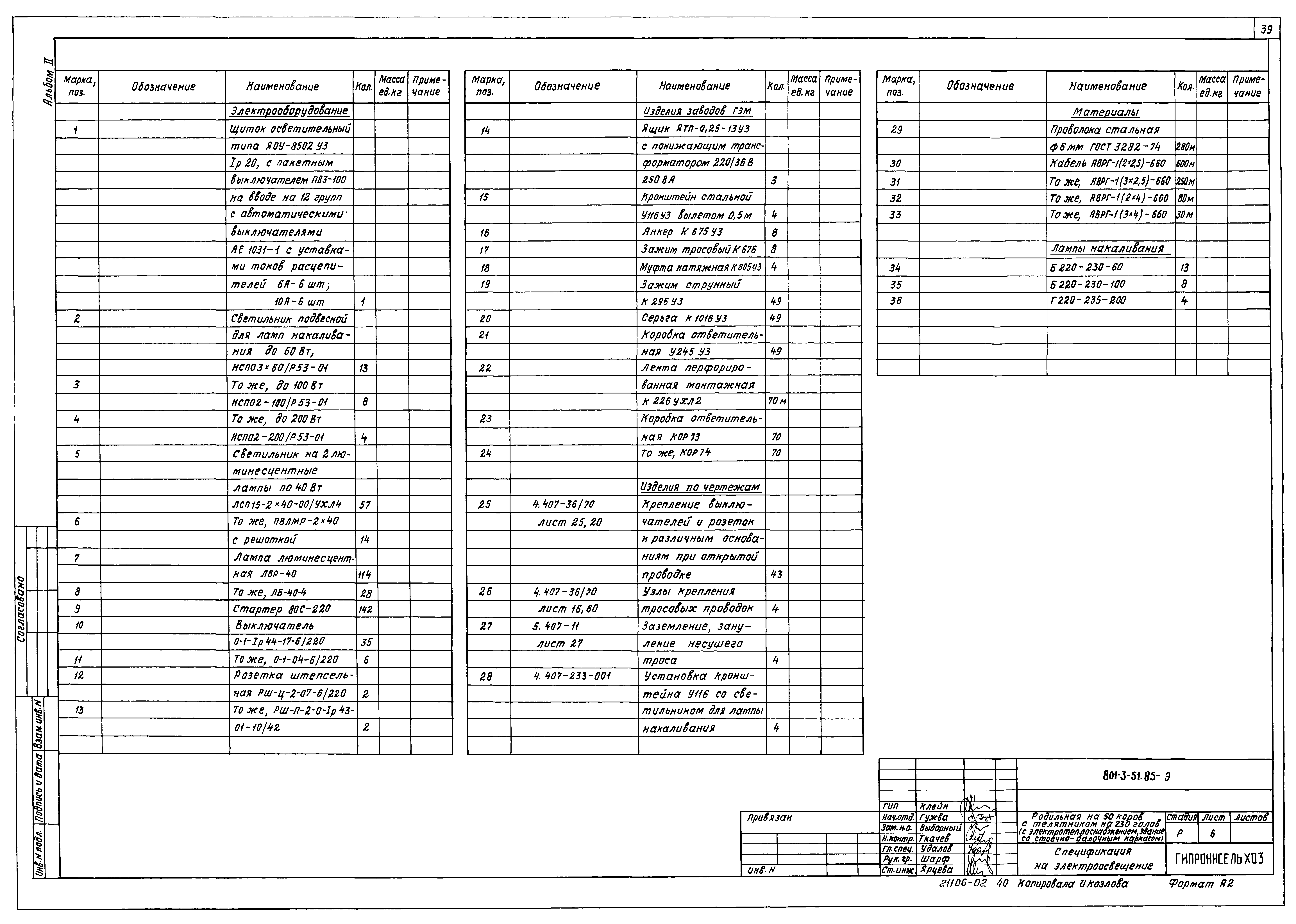 Типовой проект 801-3-51.85