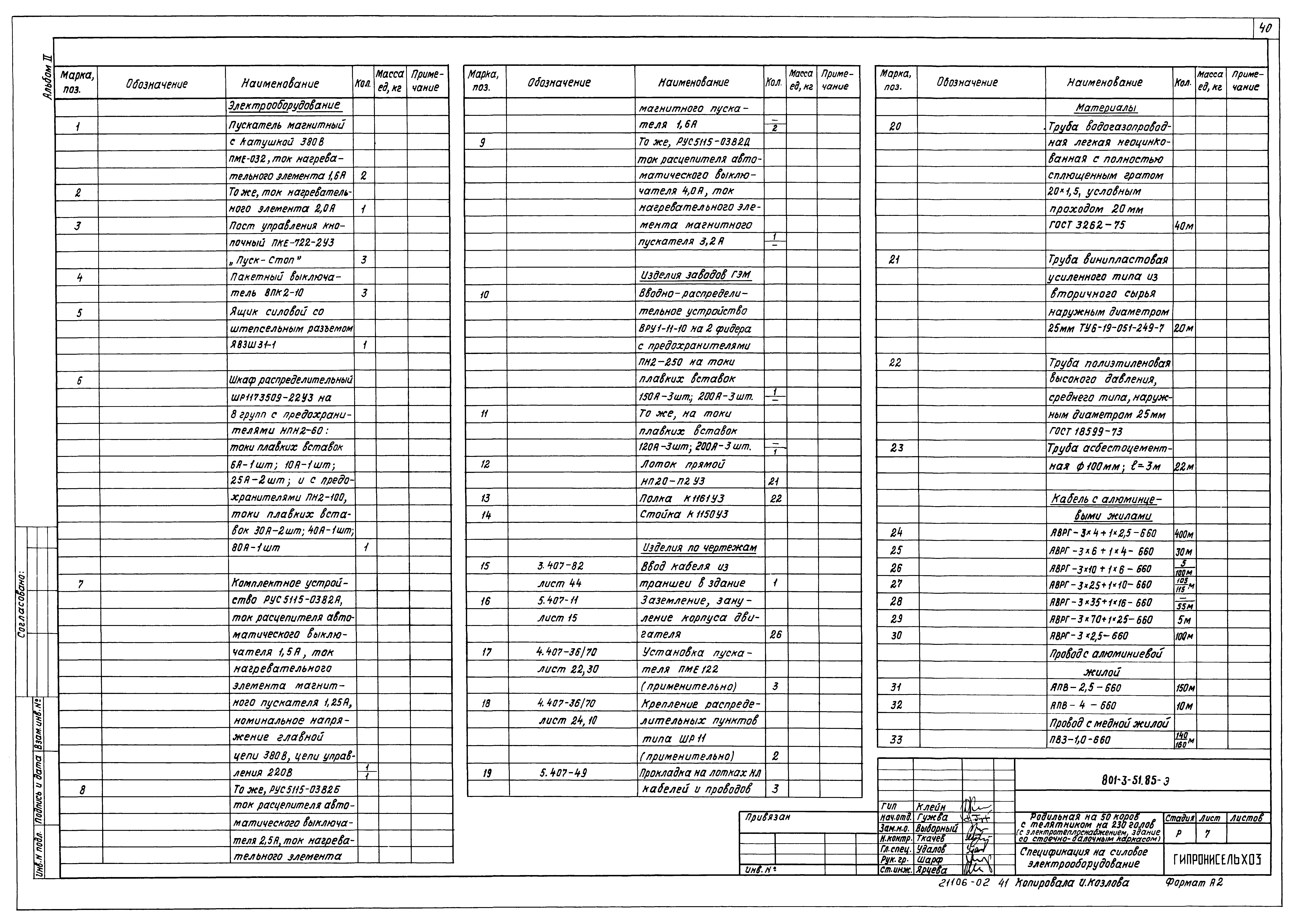 Типовой проект 801-3-51.85
