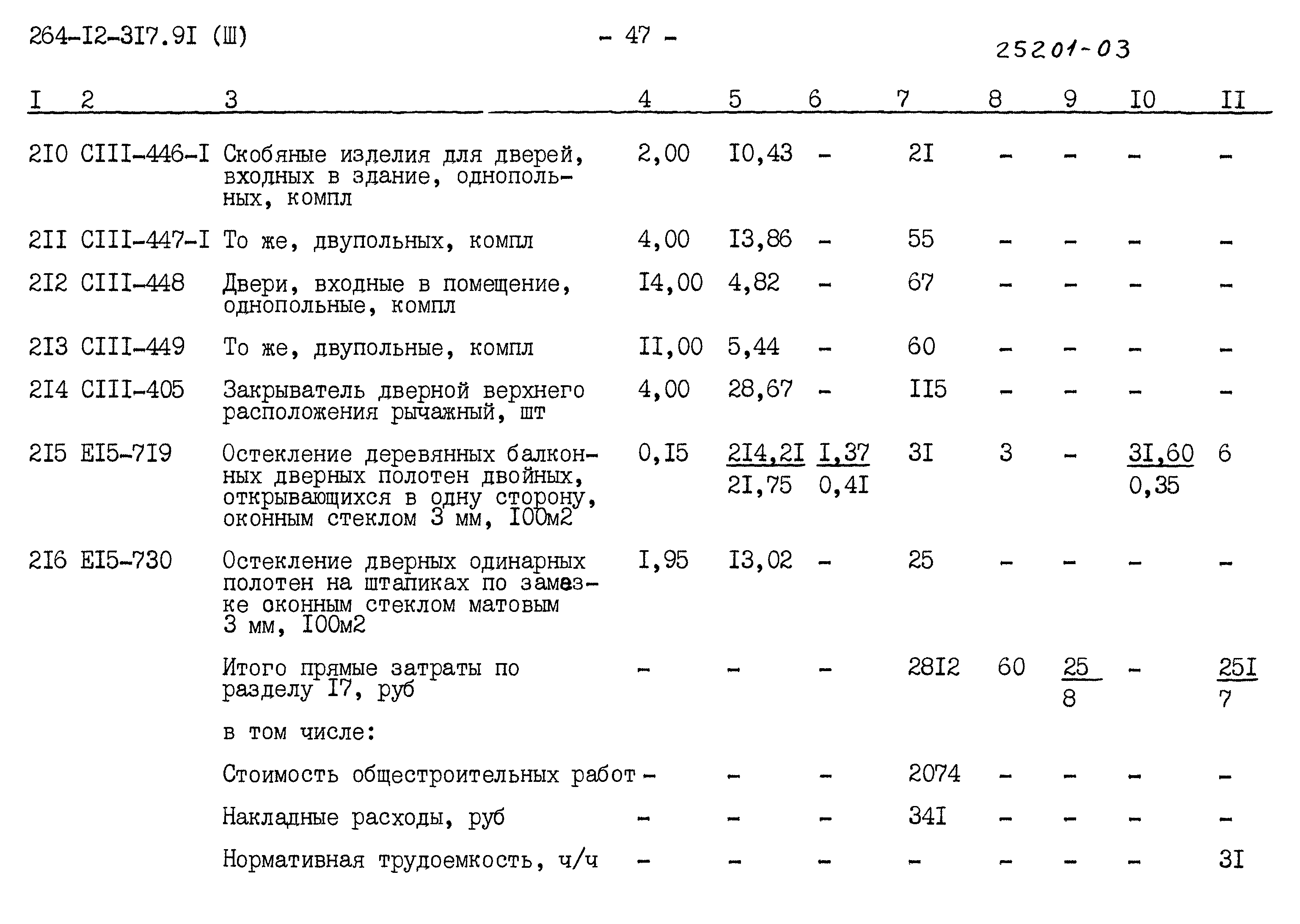 Типовой проект 264-12-317.91