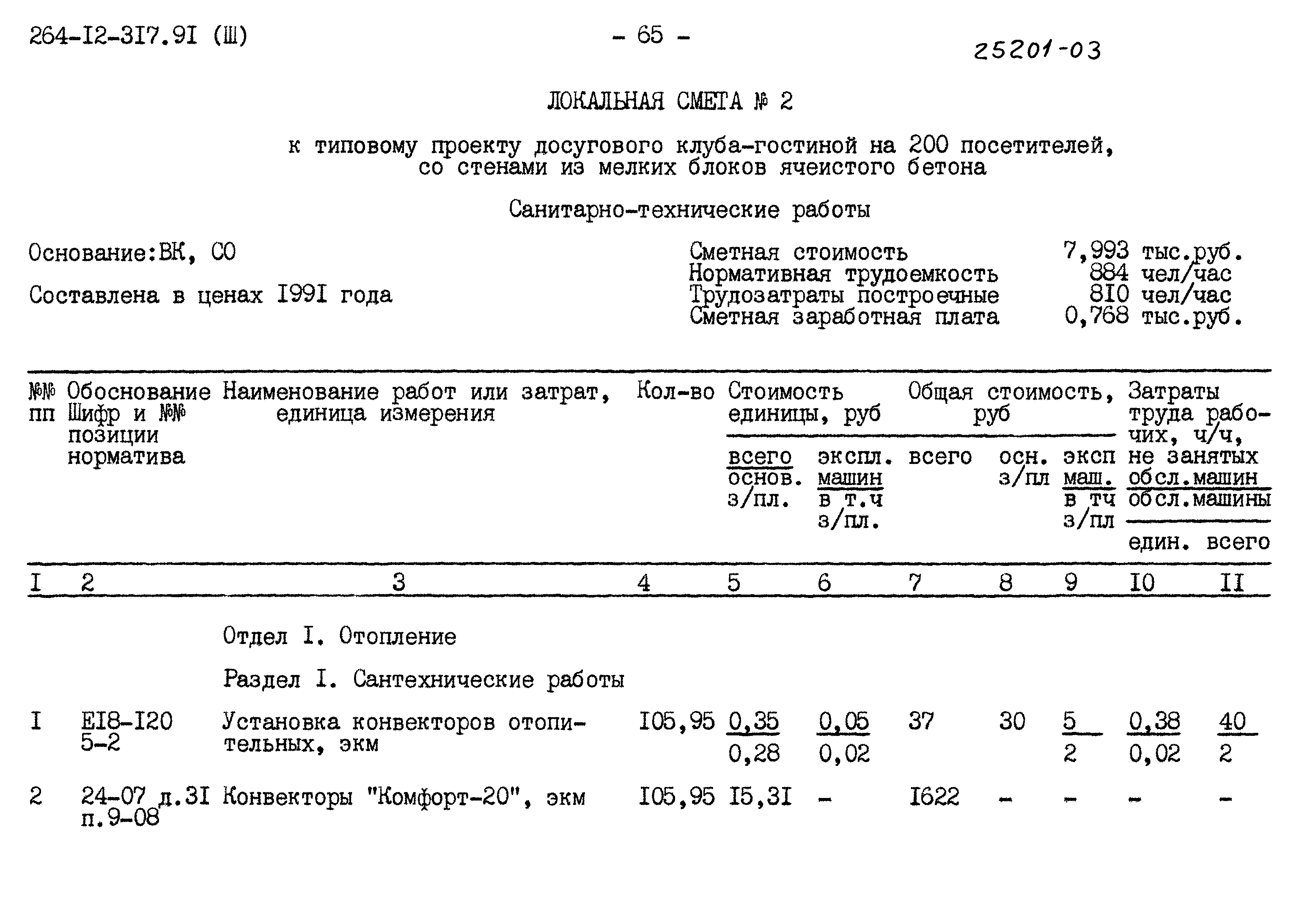 Типовой проект 264-12-317.91