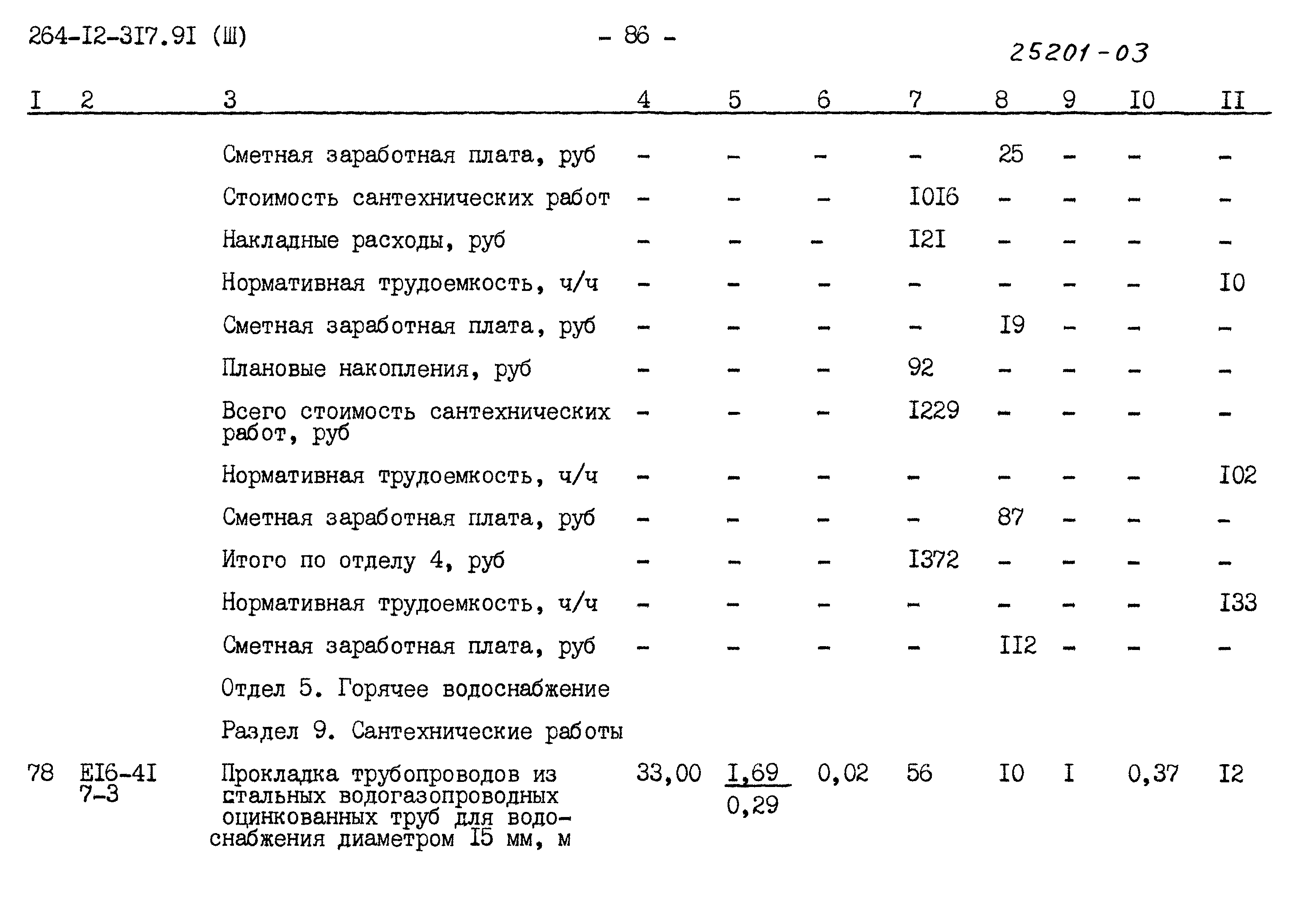 Типовой проект 264-12-317.91