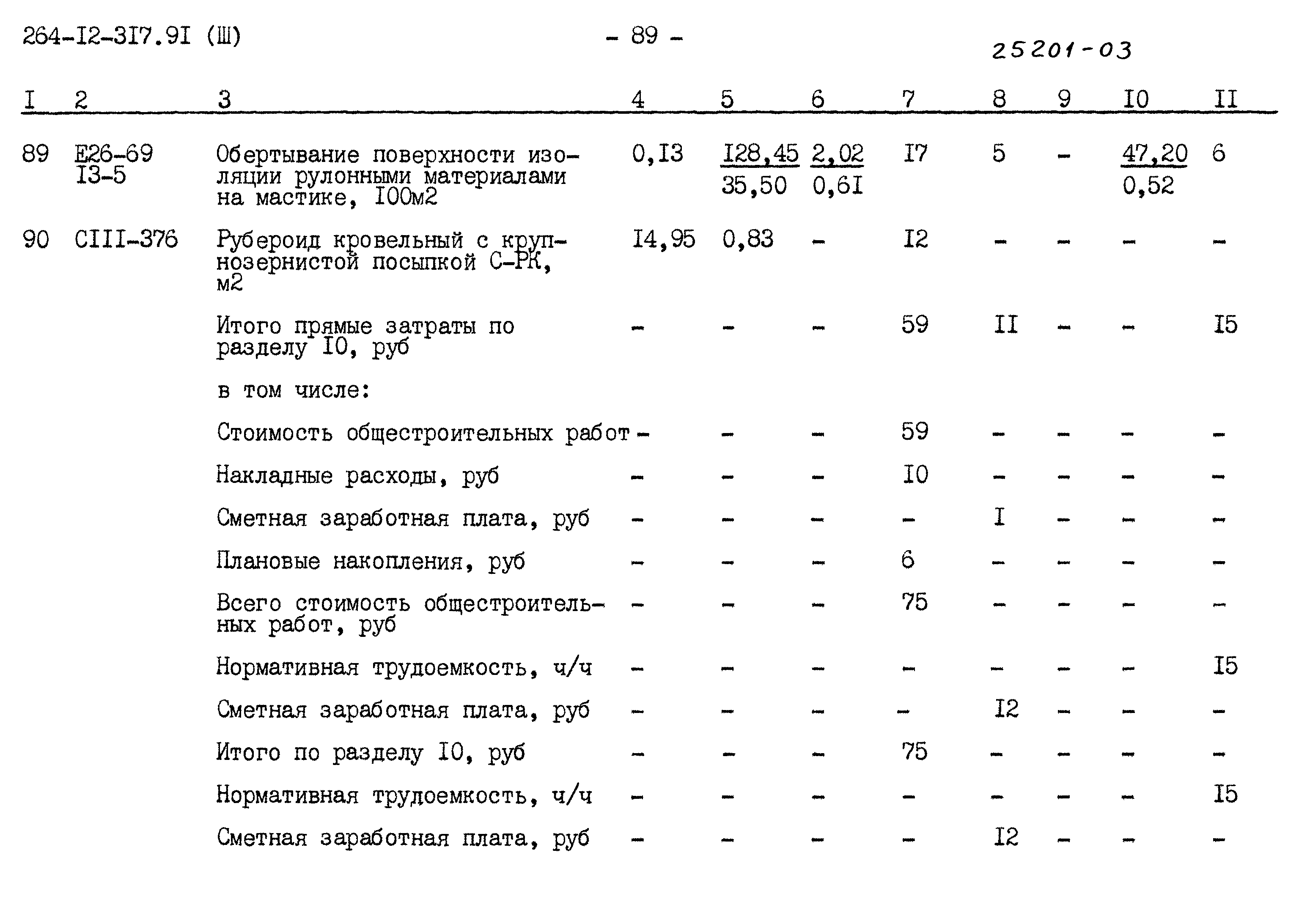 Типовой проект 264-12-317.91