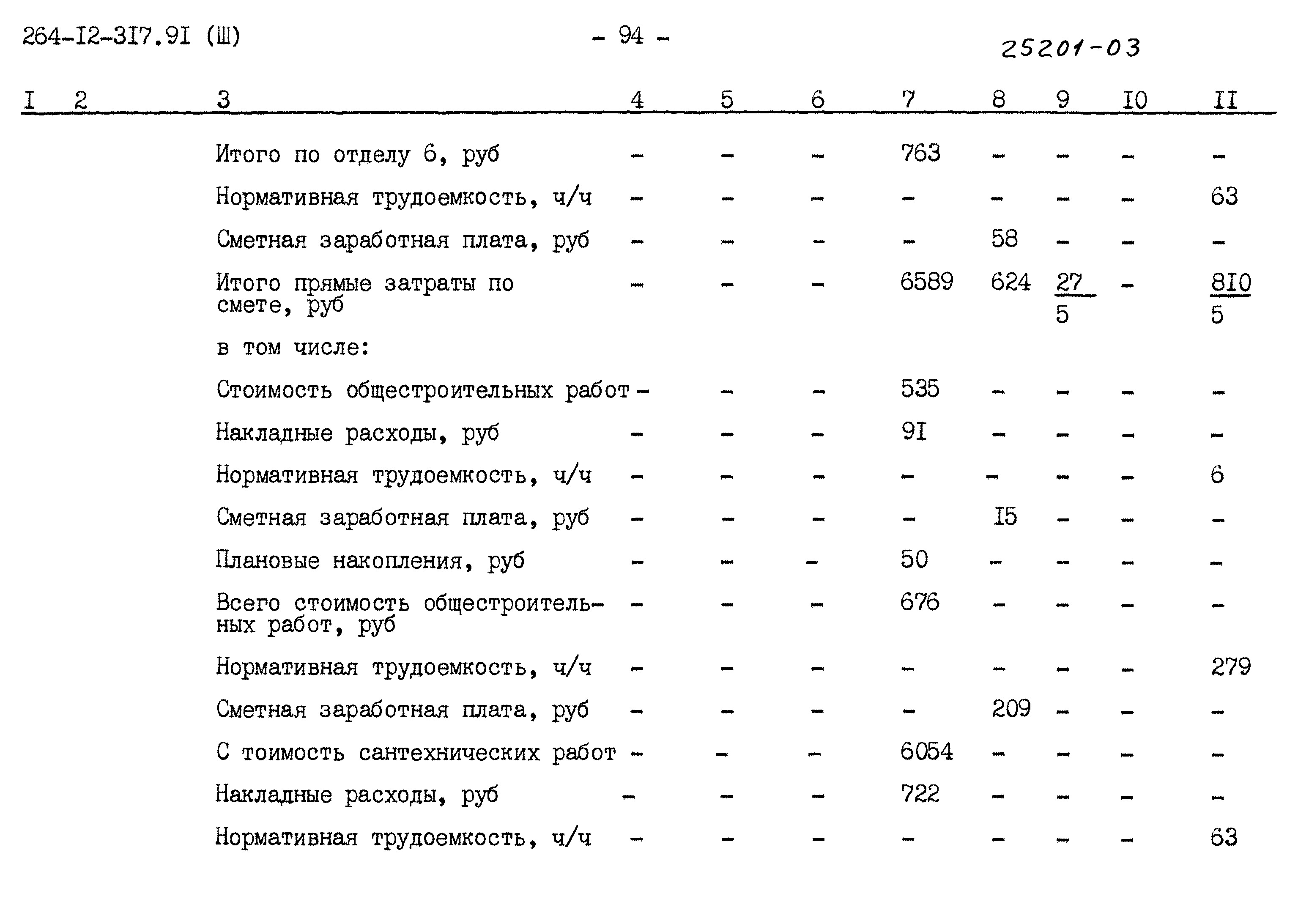 Типовой проект 264-12-317.91
