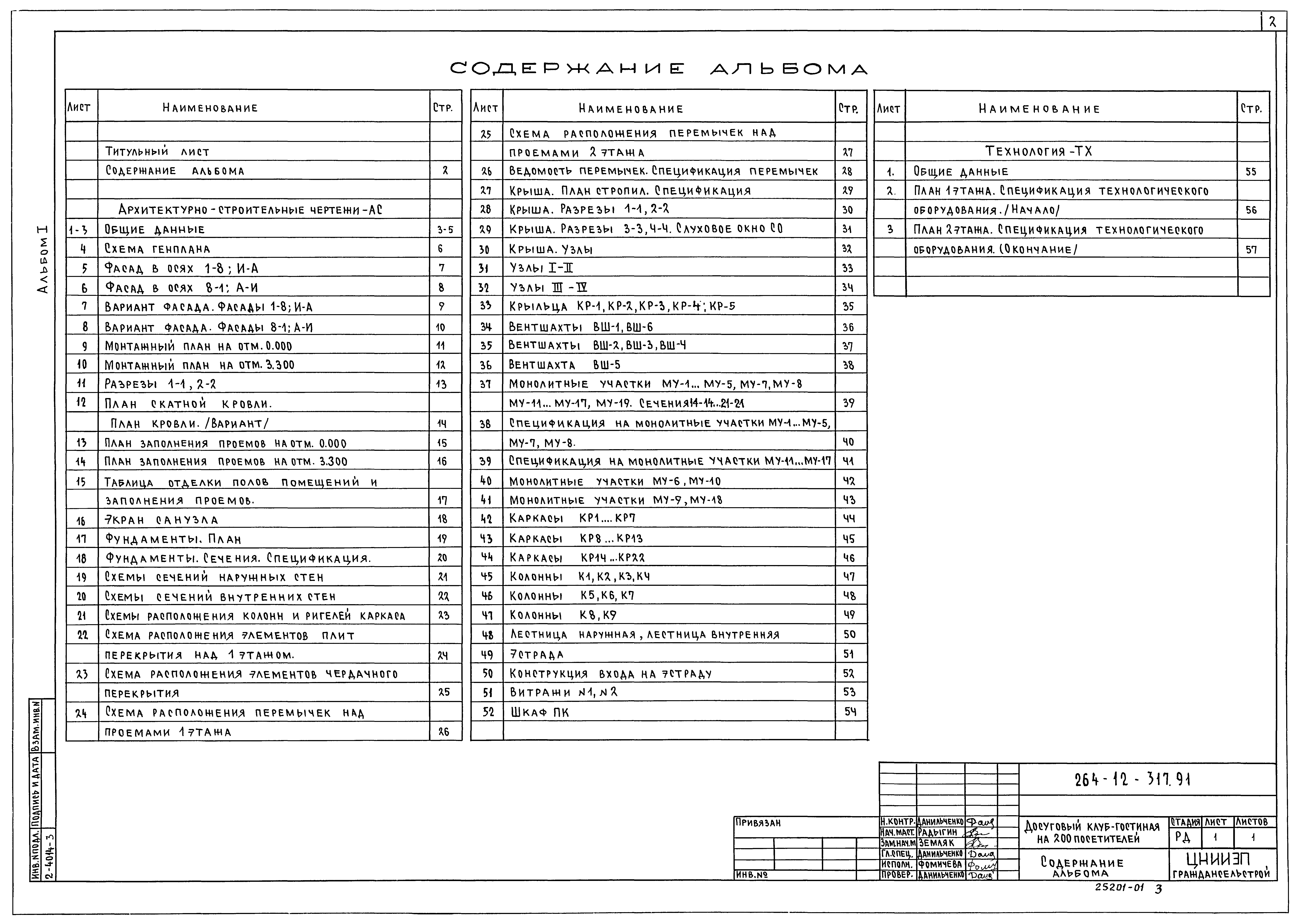 Типовой проект 264-12-317.91