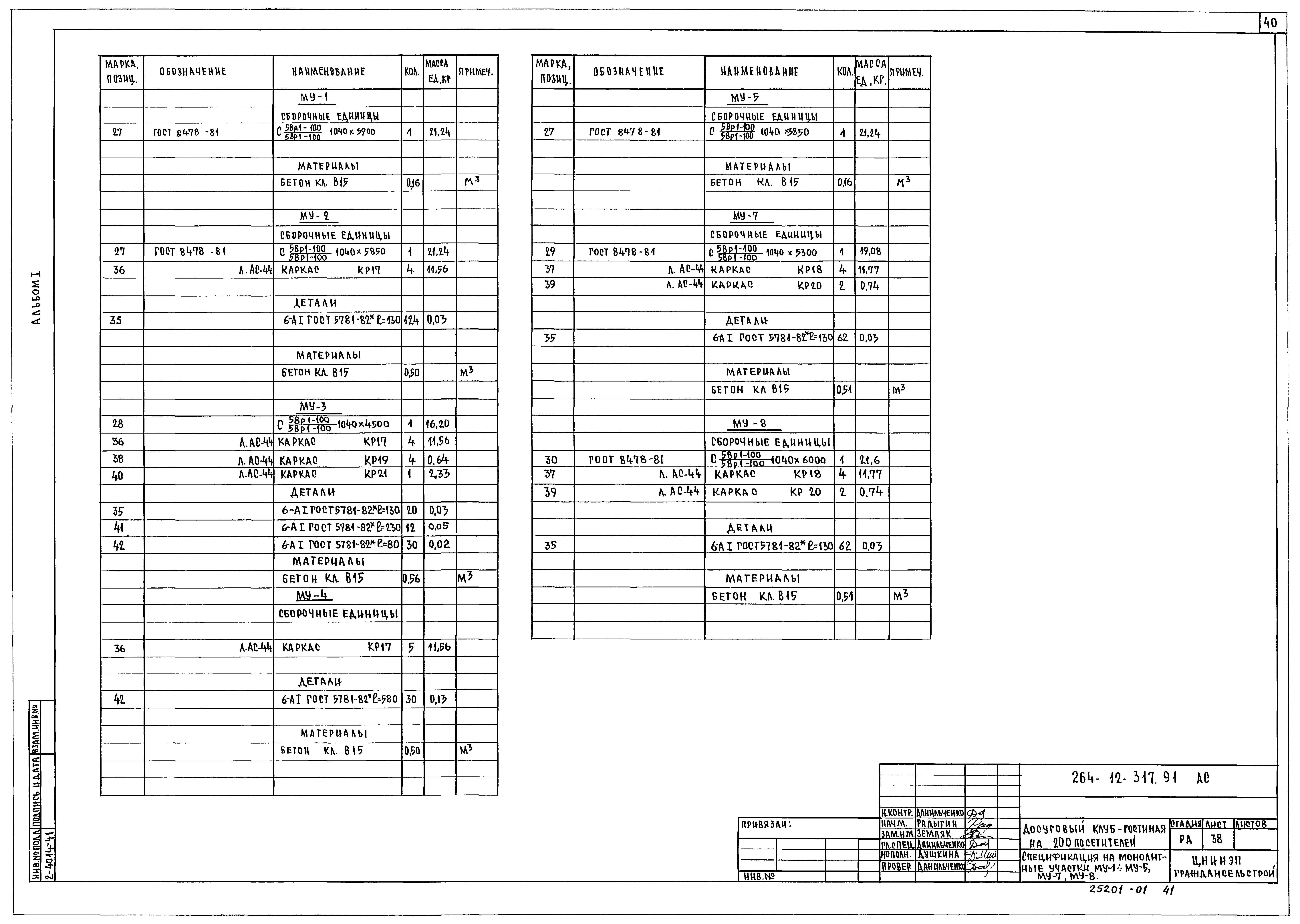 Типовой проект 264-12-317.91
