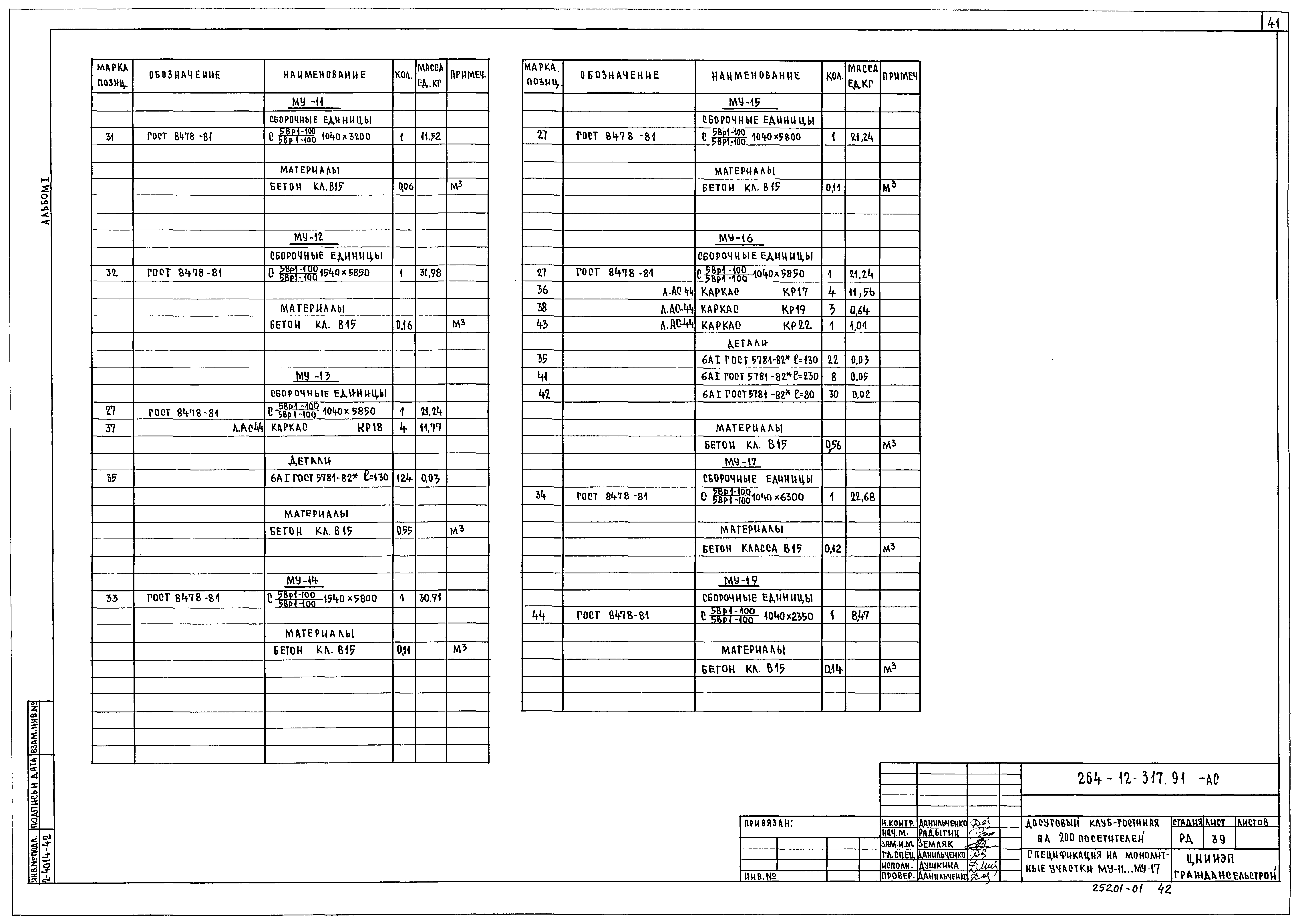 Типовой проект 264-12-317.91