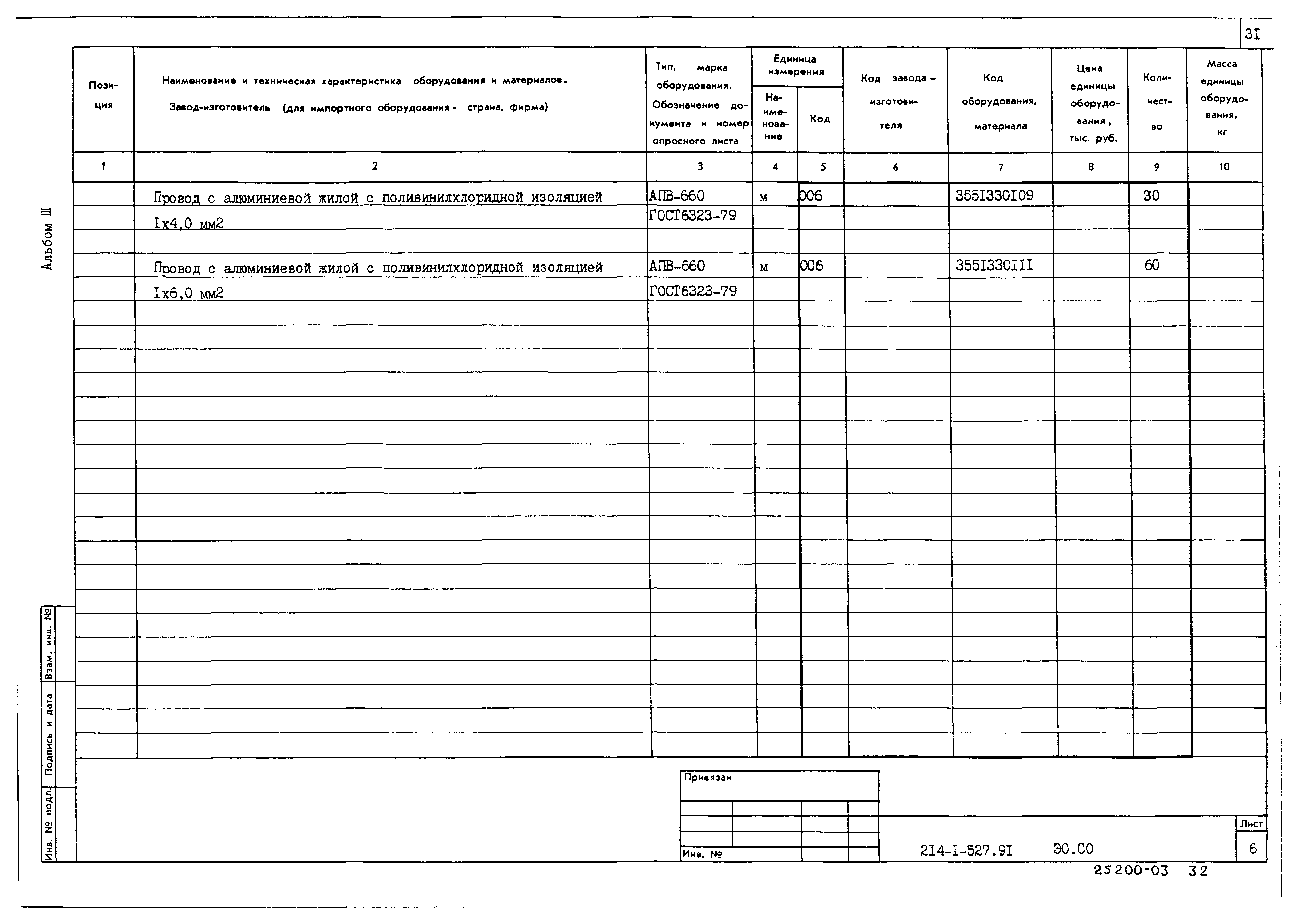Типовой проект 214-1-527.91