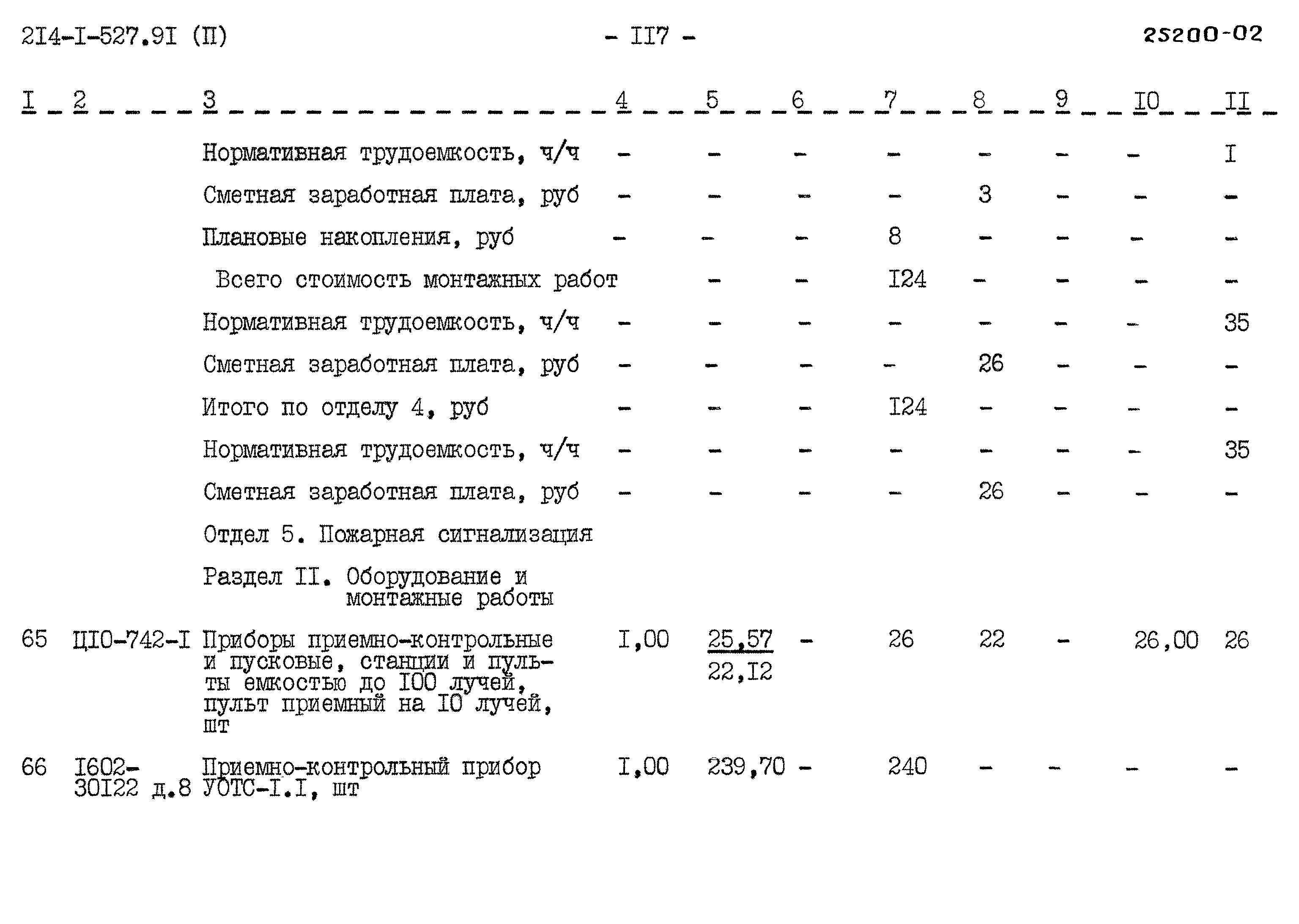 Типовой проект 214-1-527.91