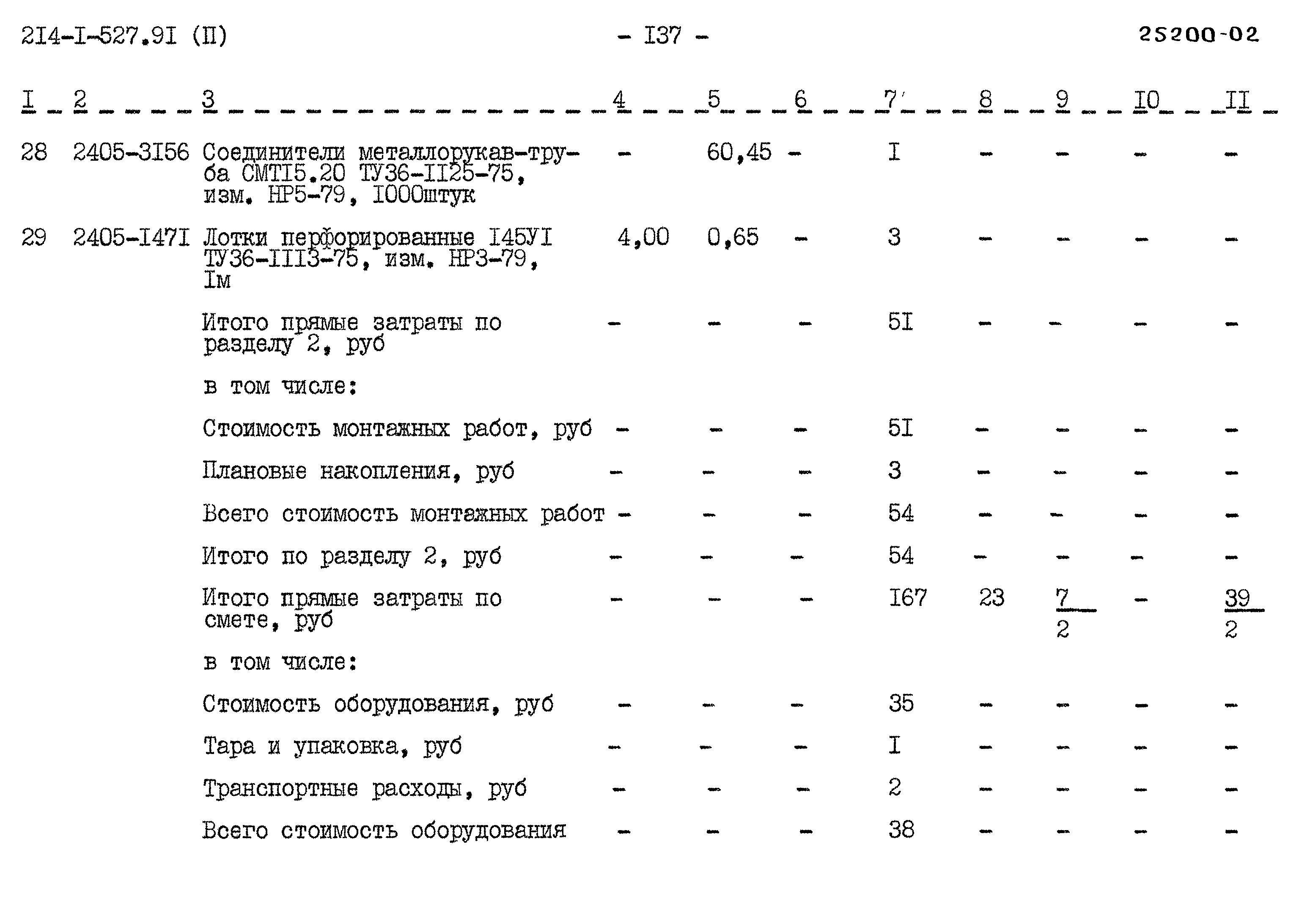 Типовой проект 214-1-527.91