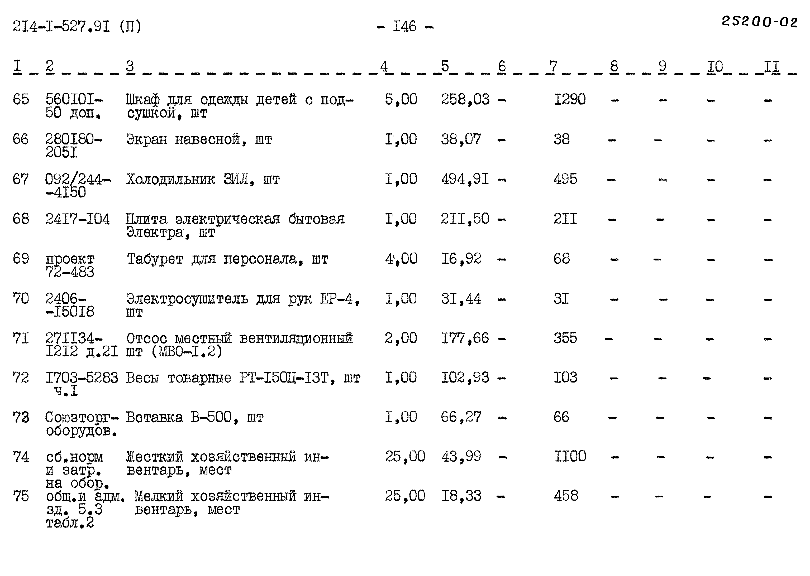 Типовой проект 214-1-527.91