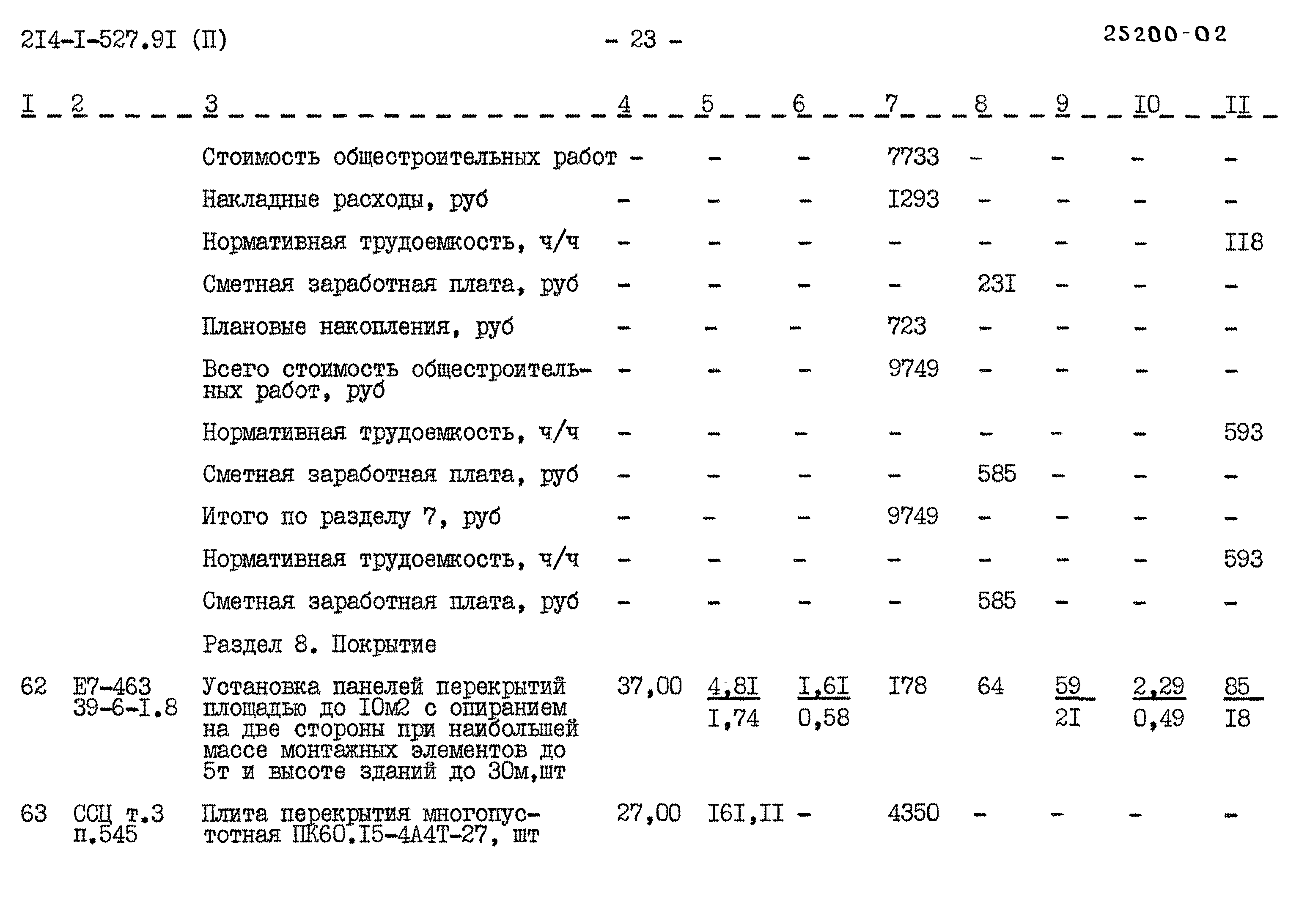 Типовой проект 214-1-527.91