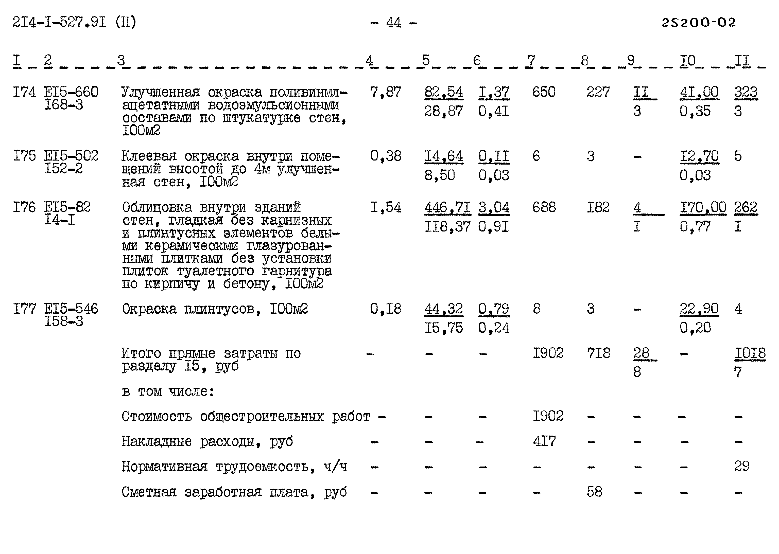 Типовой проект 214-1-527.91