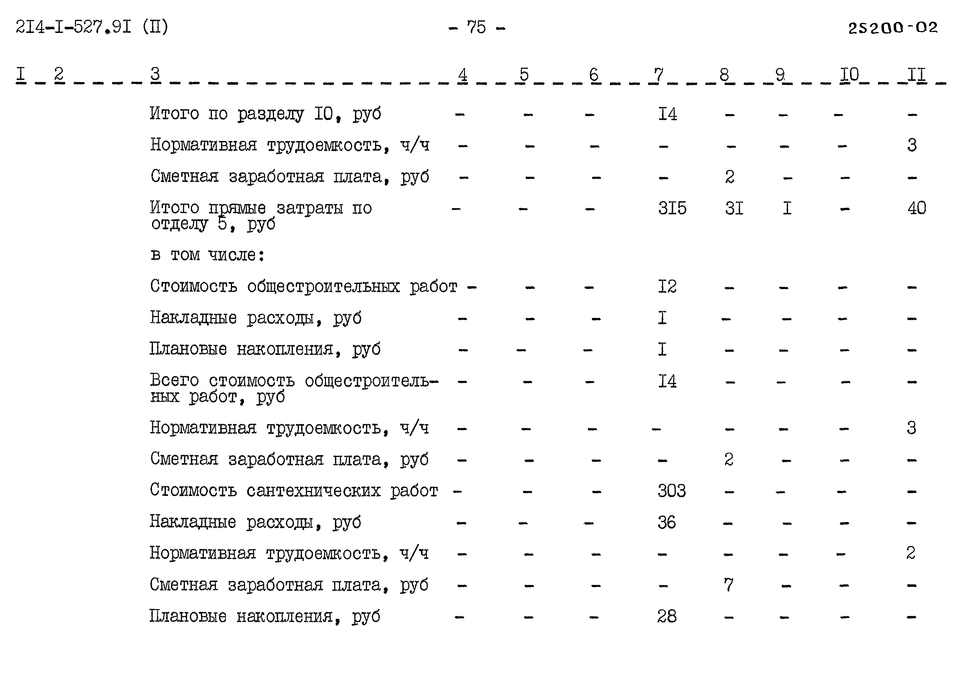 Типовой проект 214-1-527.91