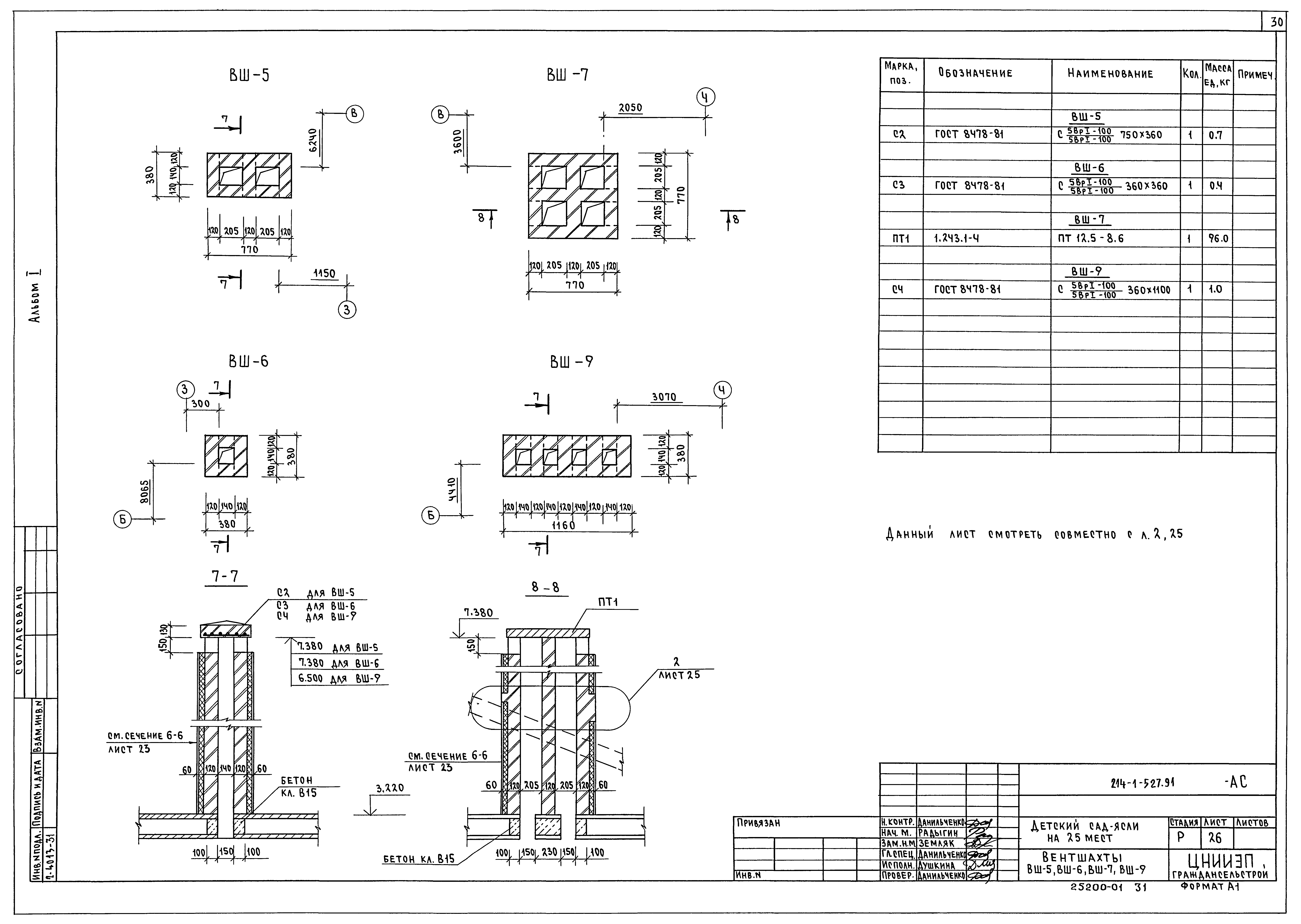 Типовой проект 214-1-527.91