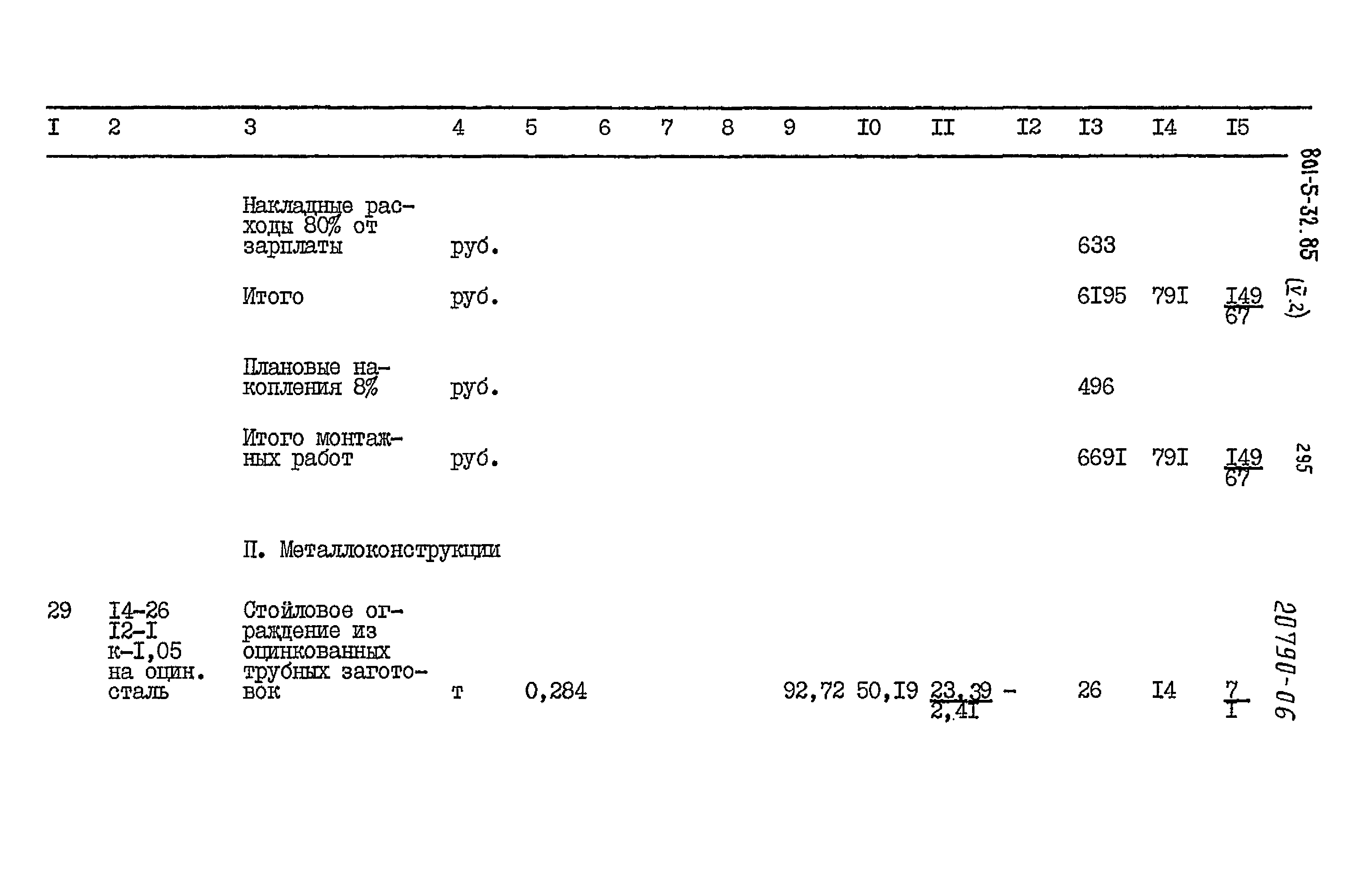Типовой проект 801-5-32.85