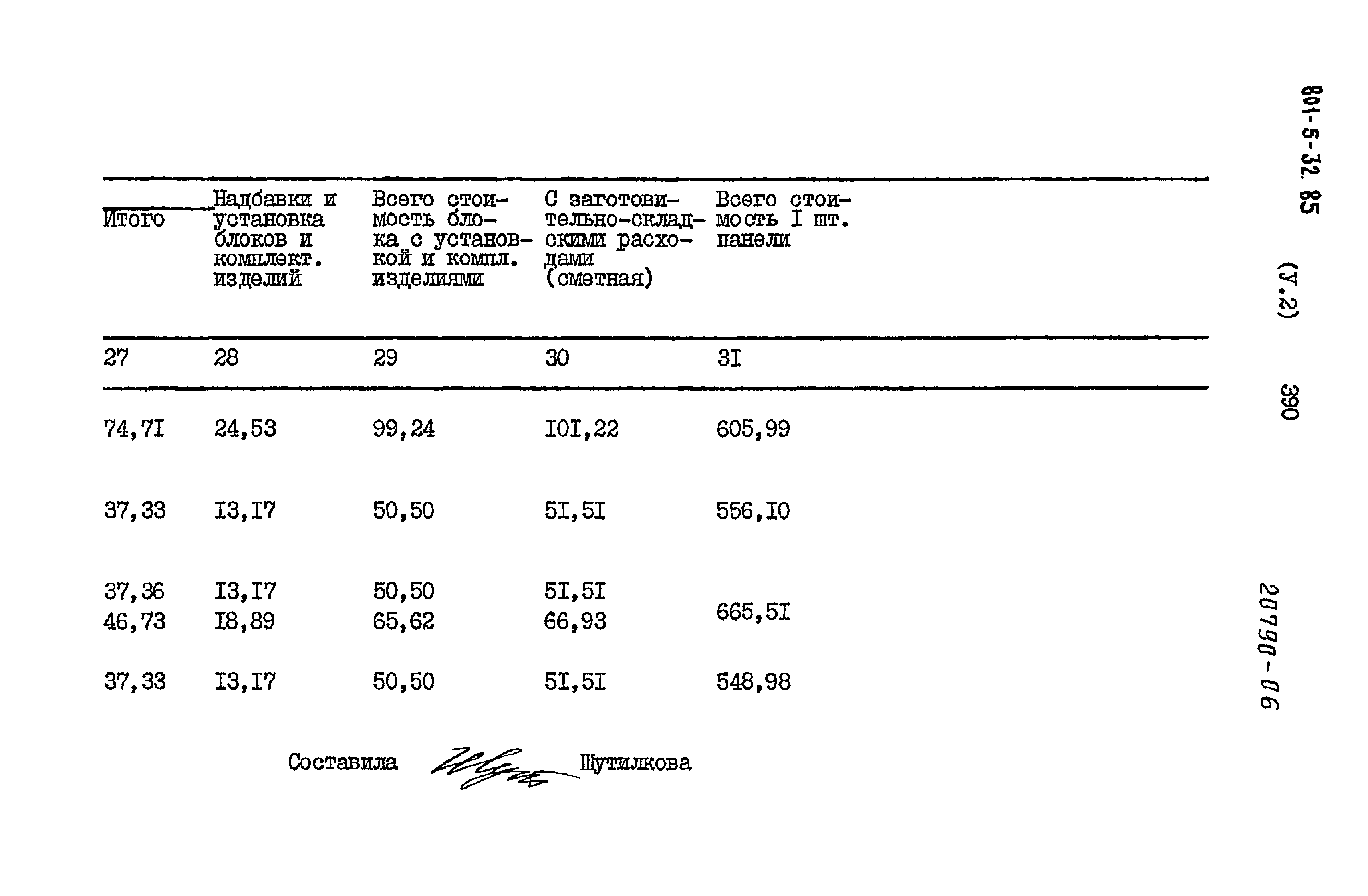 Типовой проект 801-5-32.85