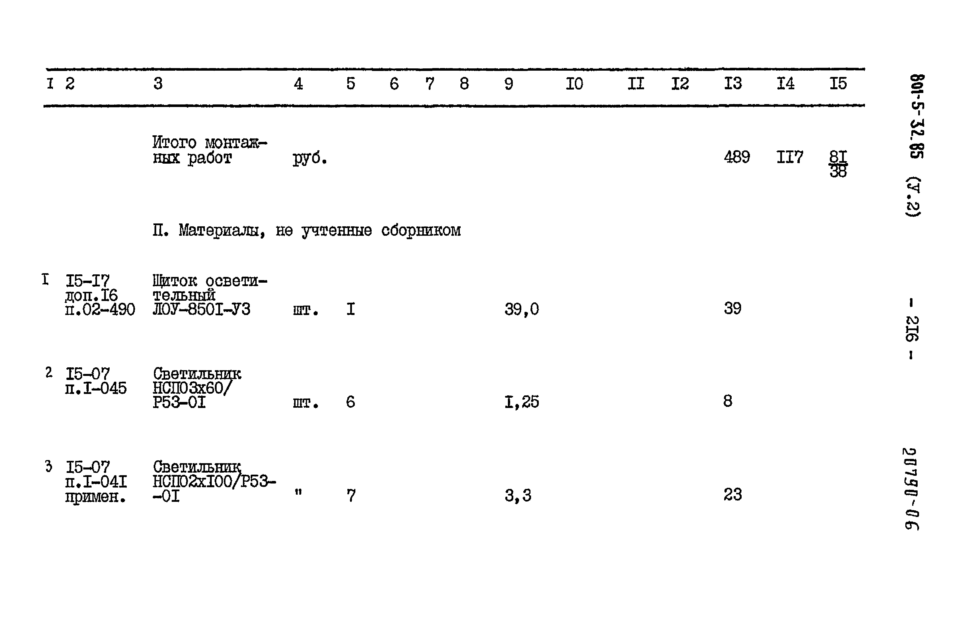 Типовой проект 801-5-32.85