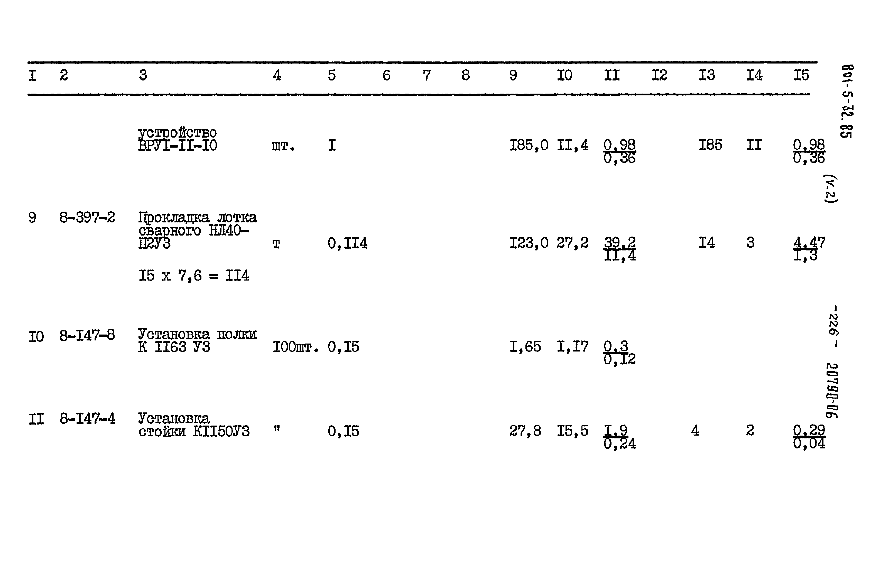 Типовой проект 801-5-32.85