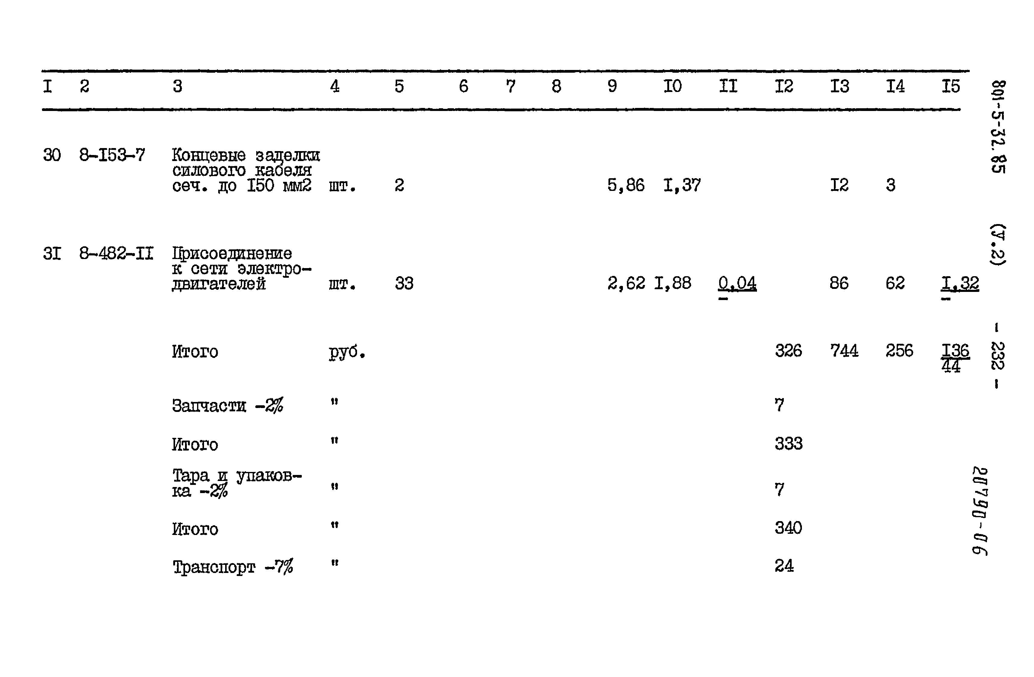 Типовой проект 801-5-32.85
