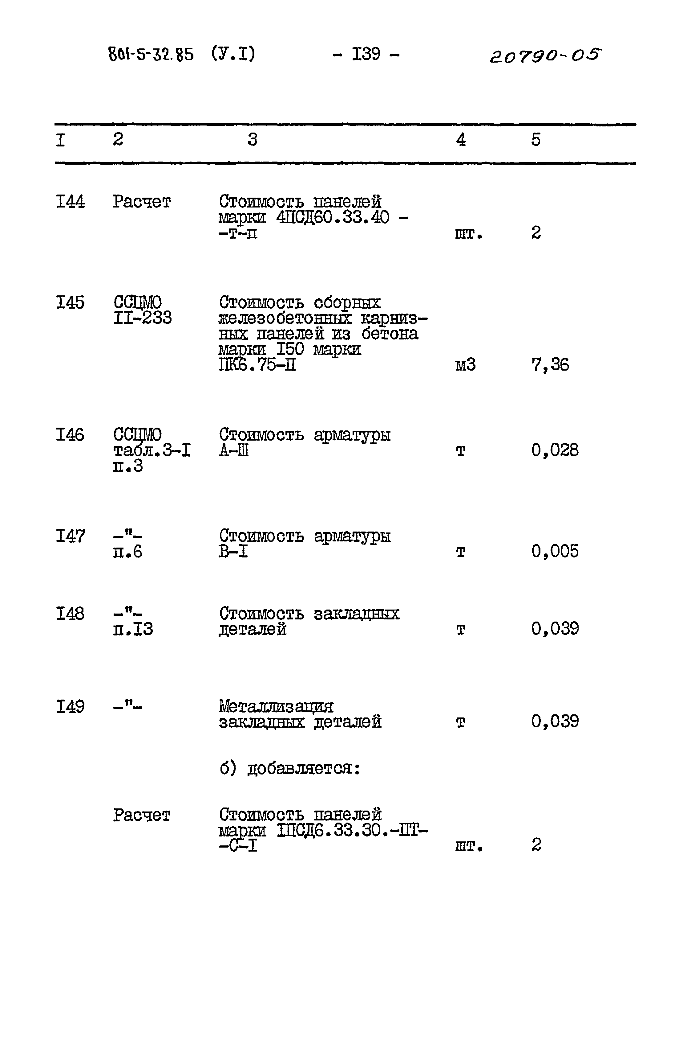 Типовой проект 801-5-32.85