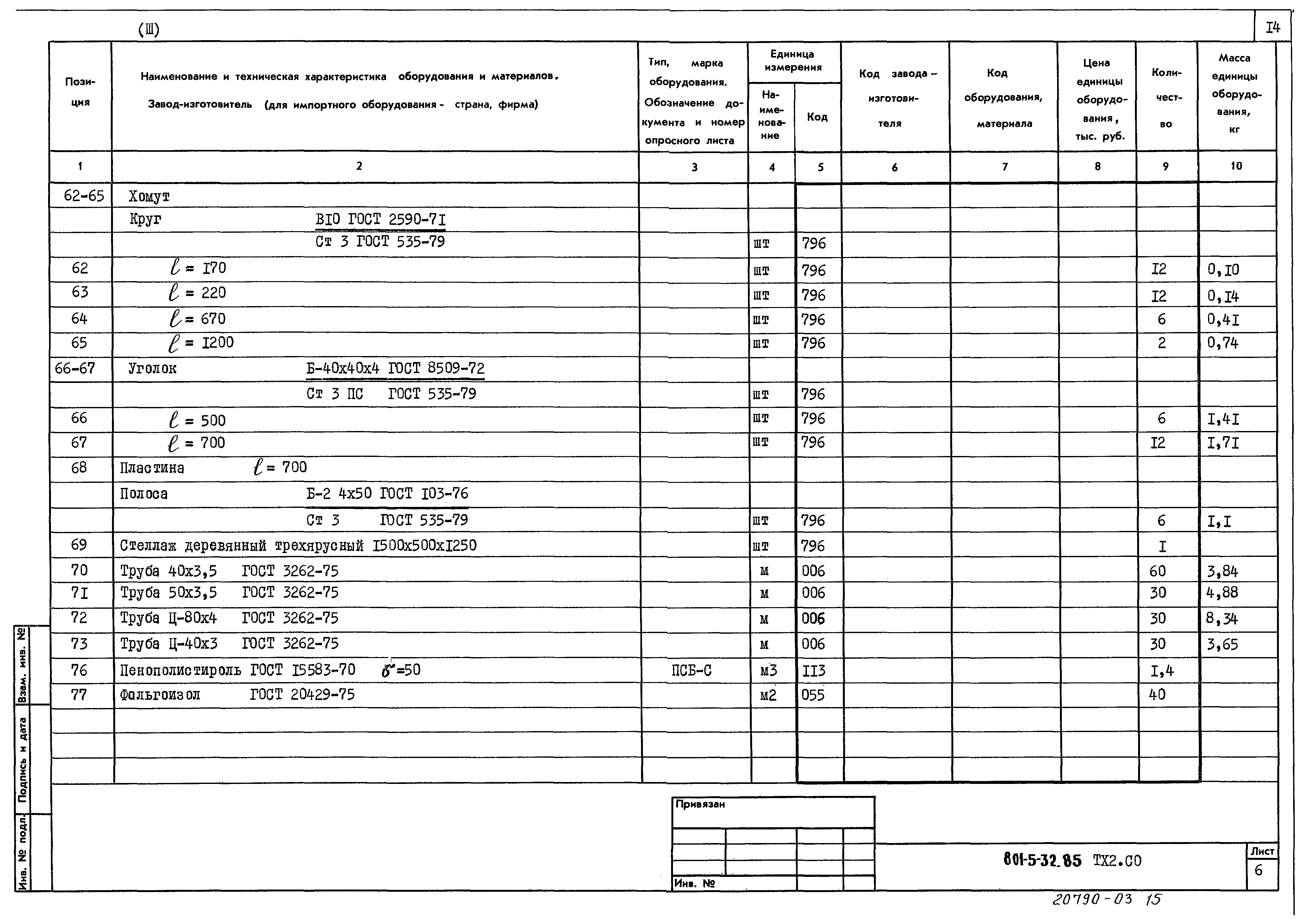 Типовой проект 801-5-32.85