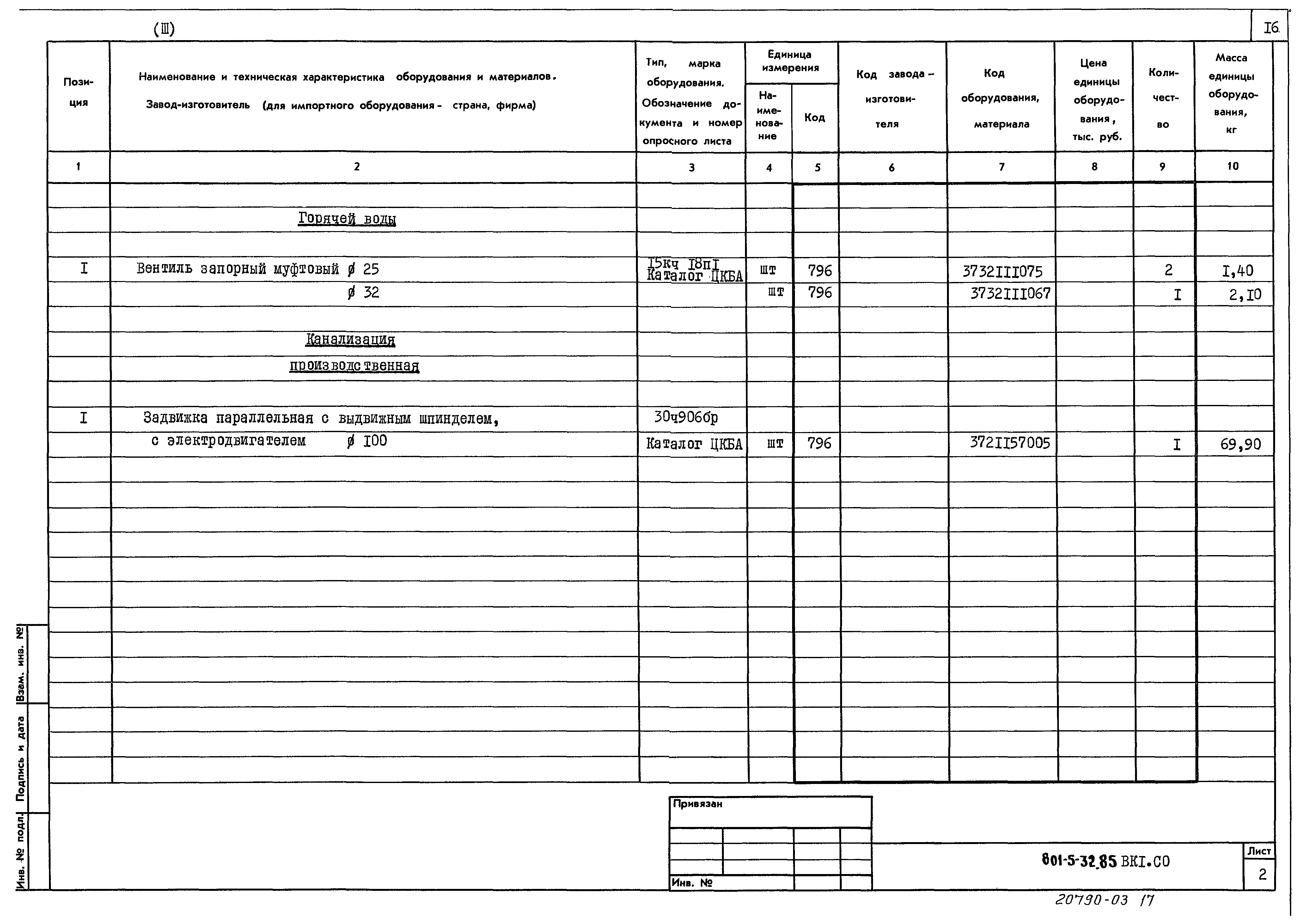 Типовой проект 801-5-32.85