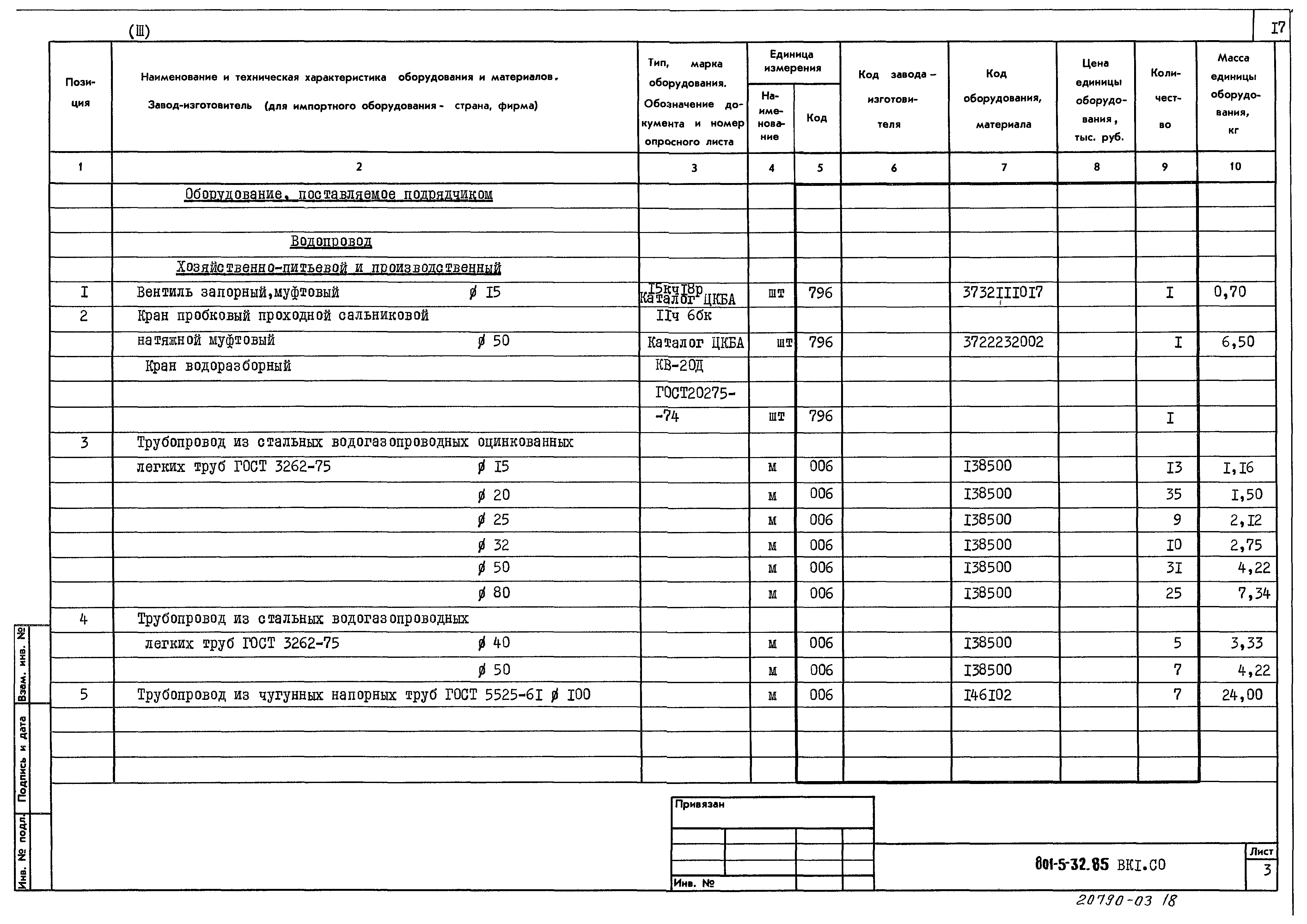 Типовой проект 801-5-32.85