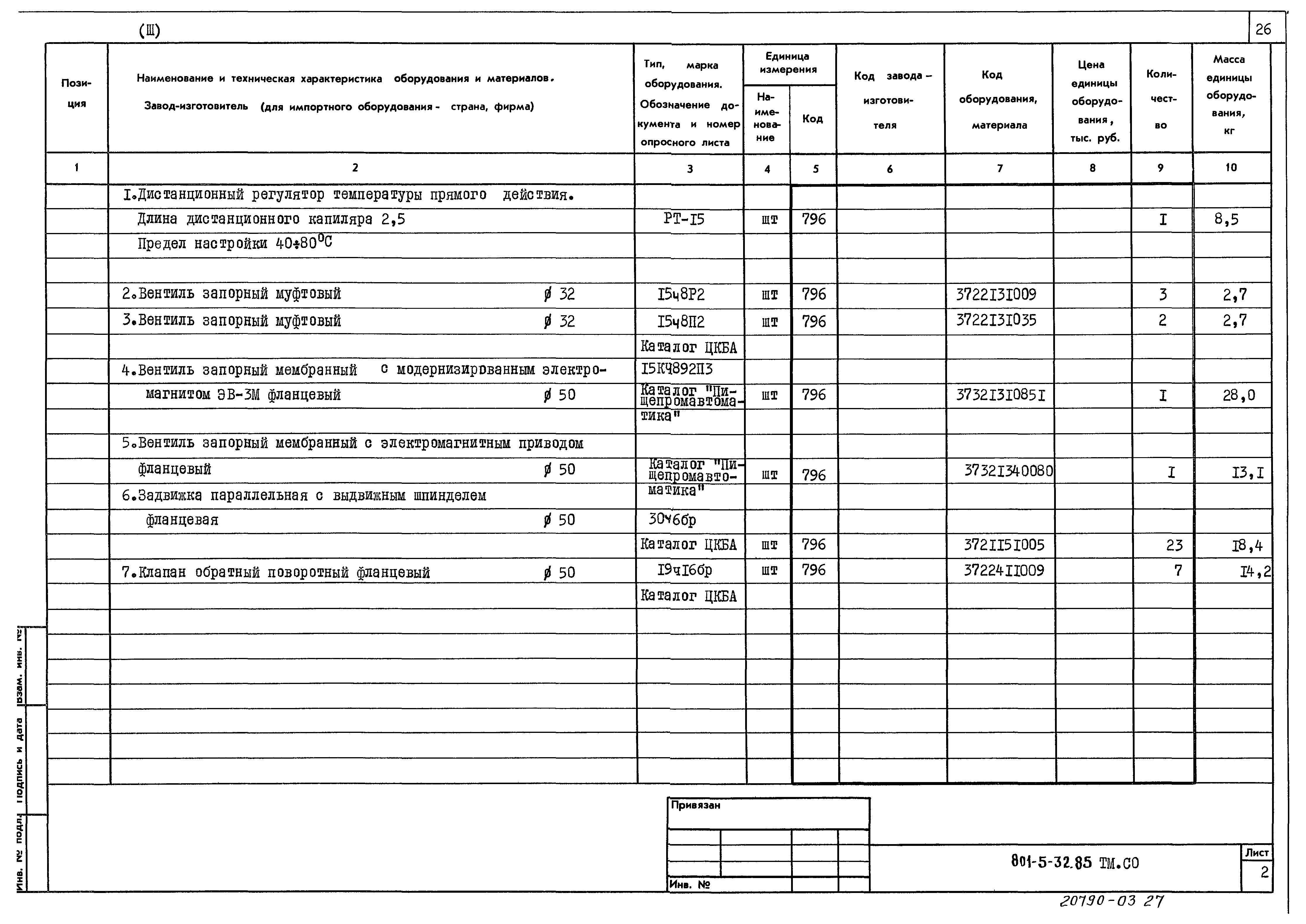 Типовой проект 801-5-32.85
