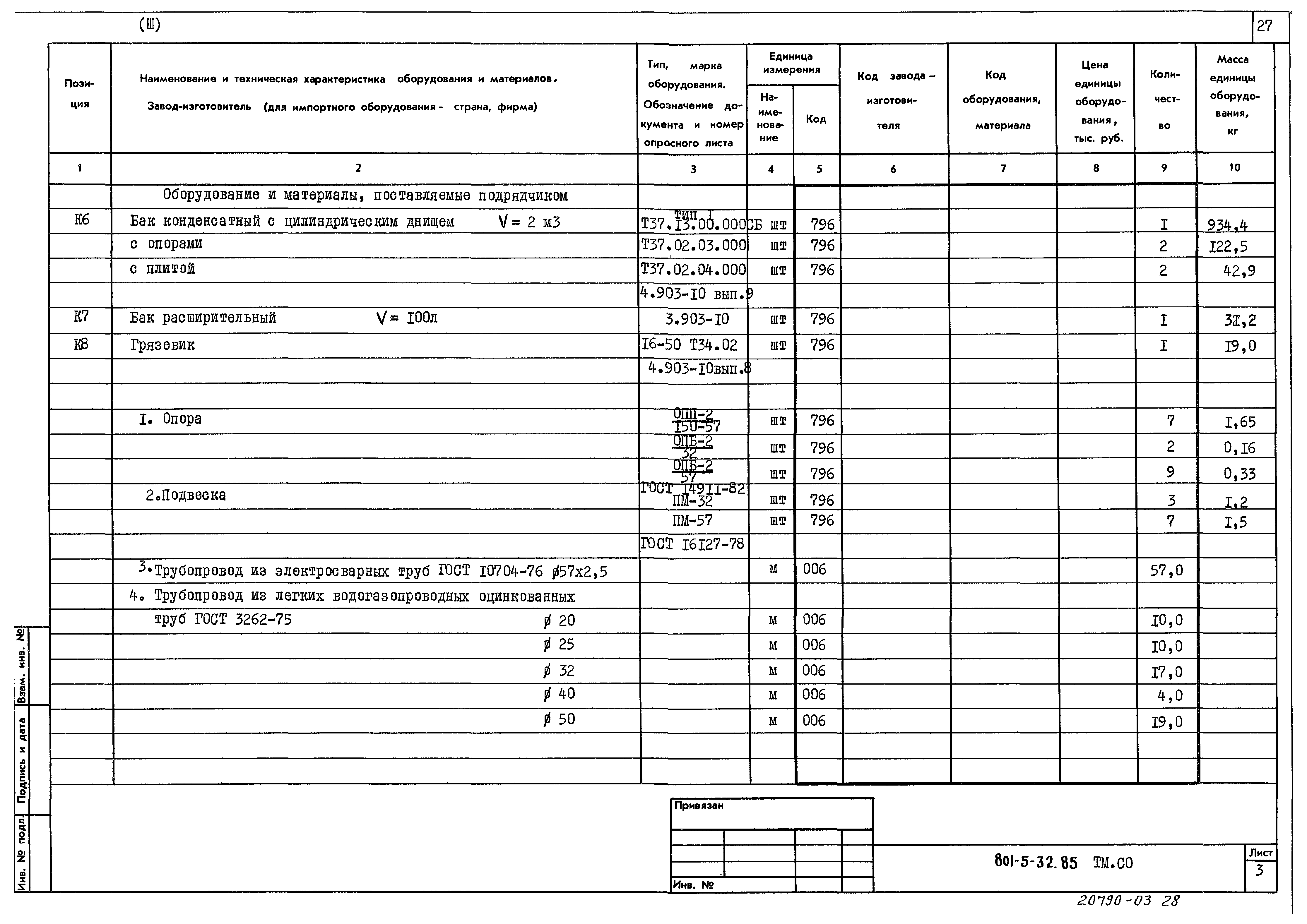 Типовой проект 801-5-32.85
