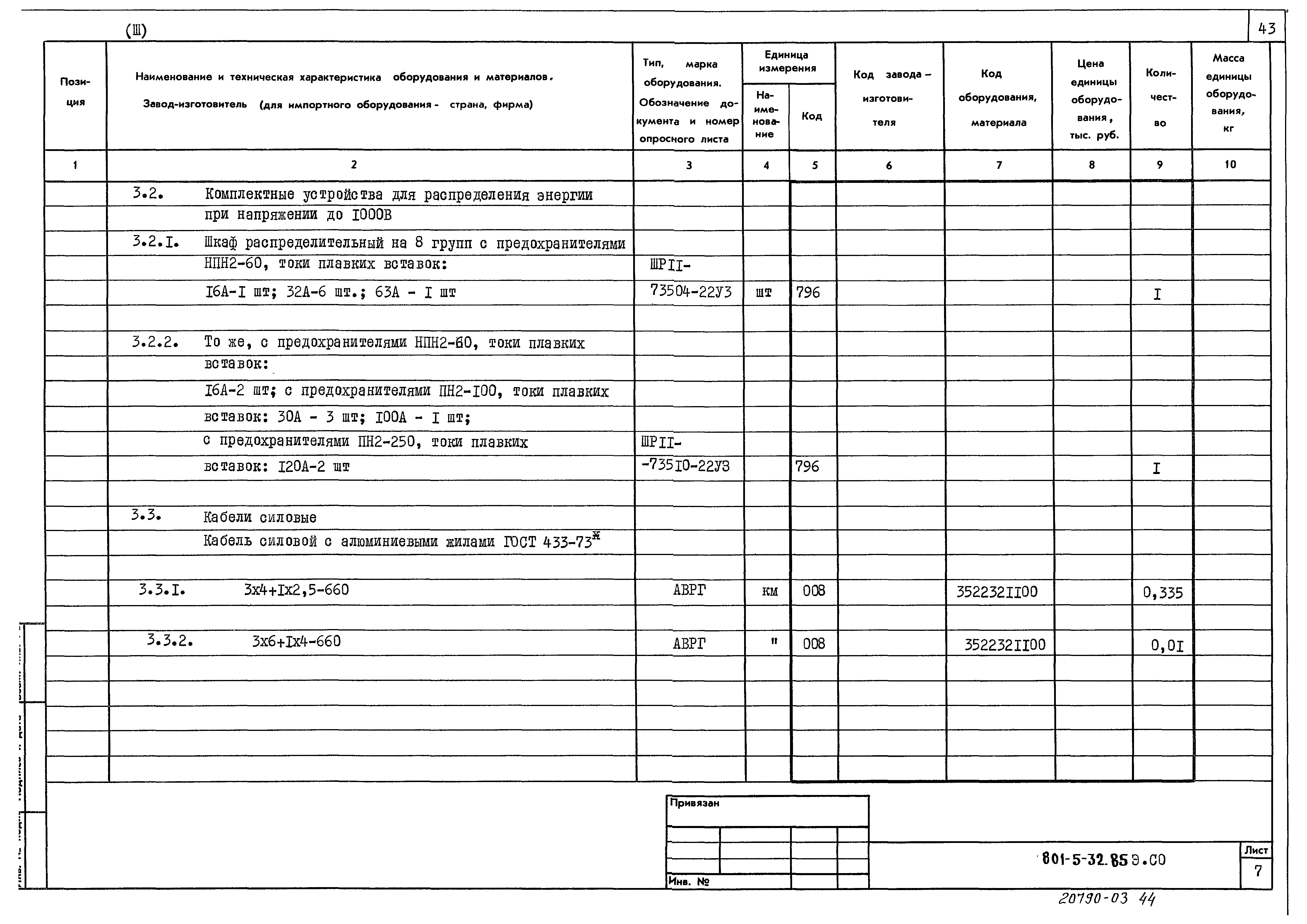 Типовой проект 801-5-32.85