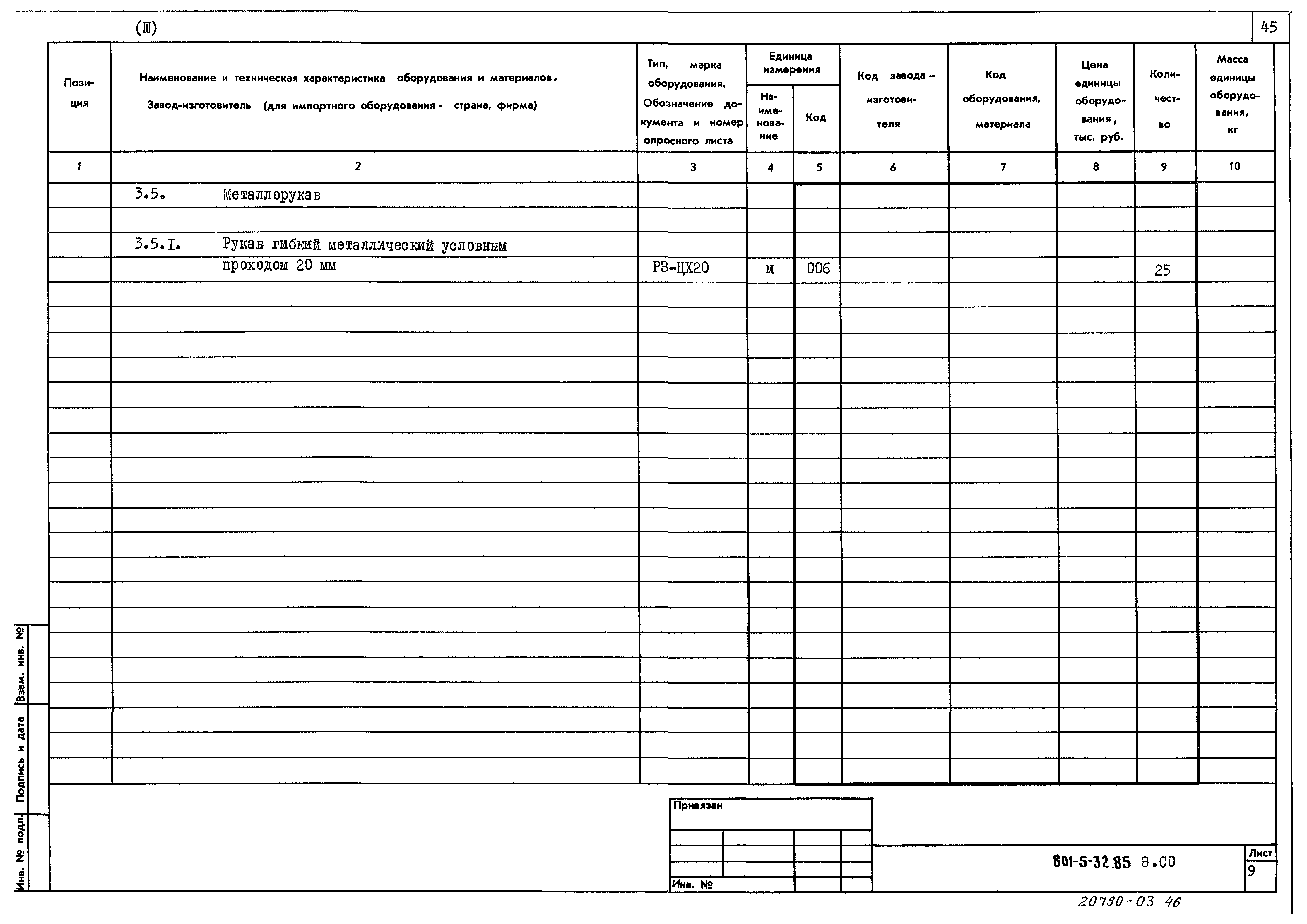 Типовой проект 801-5-32.85