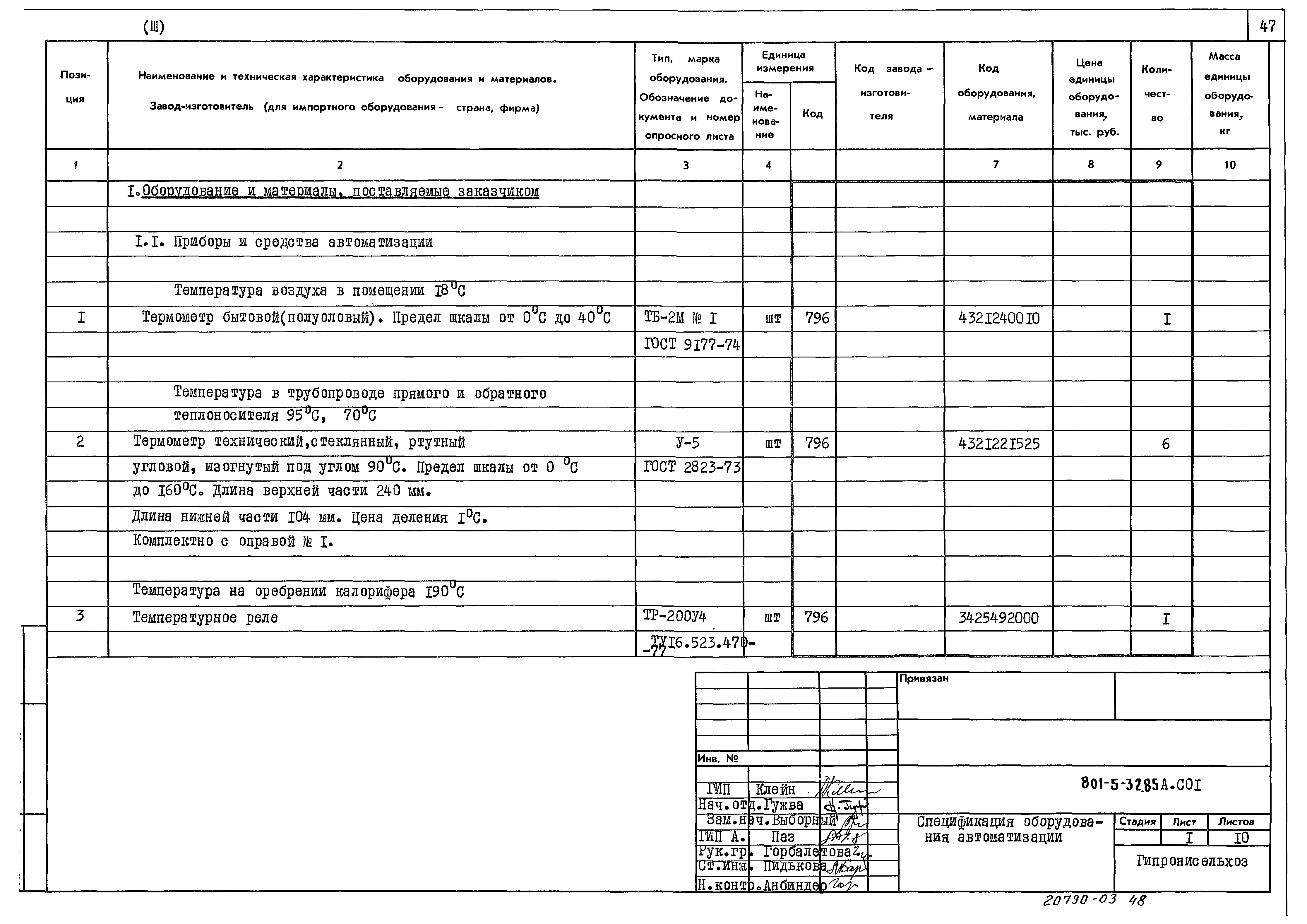 Типовой проект 801-5-32.85