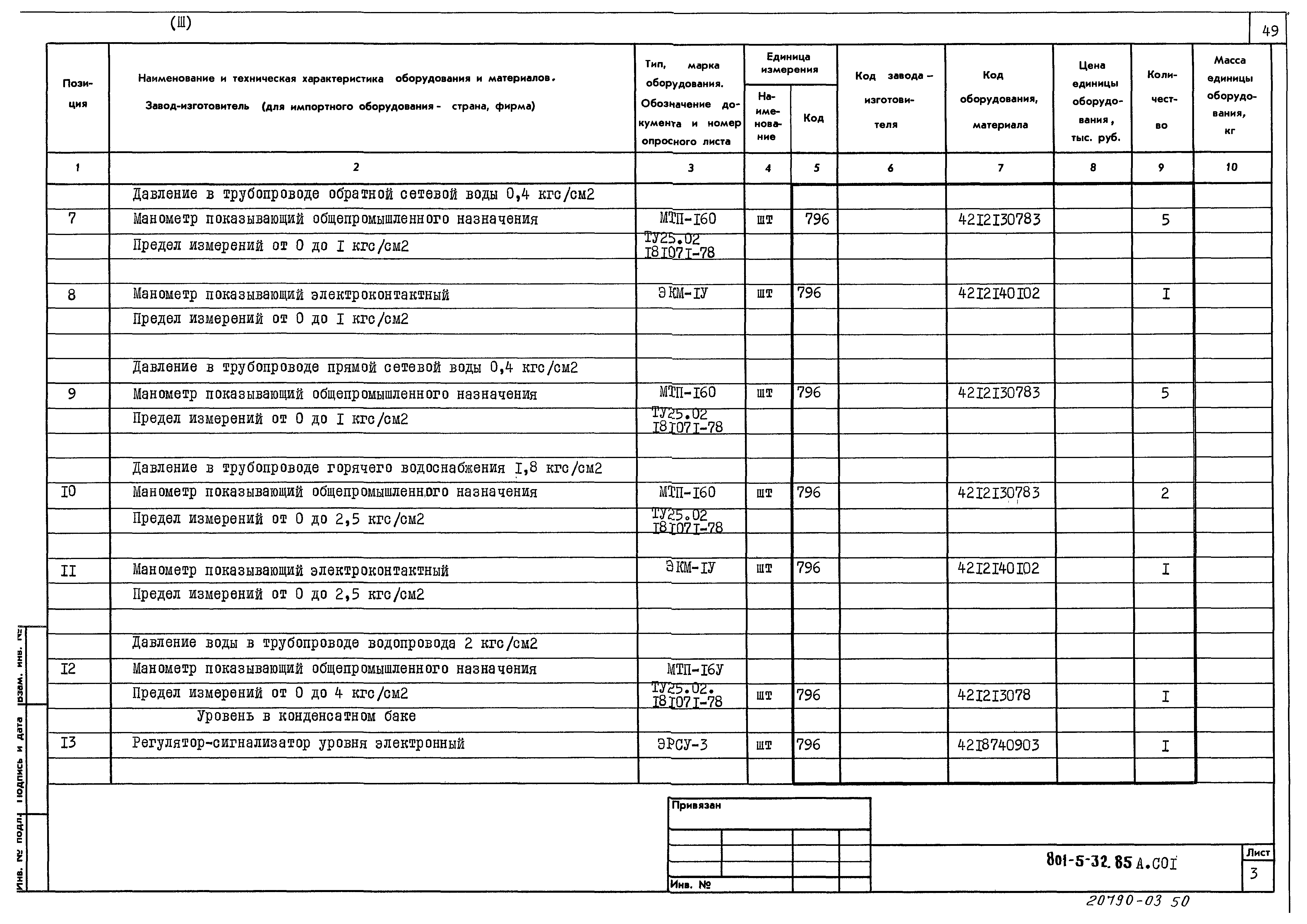Типовой проект 801-5-32.85