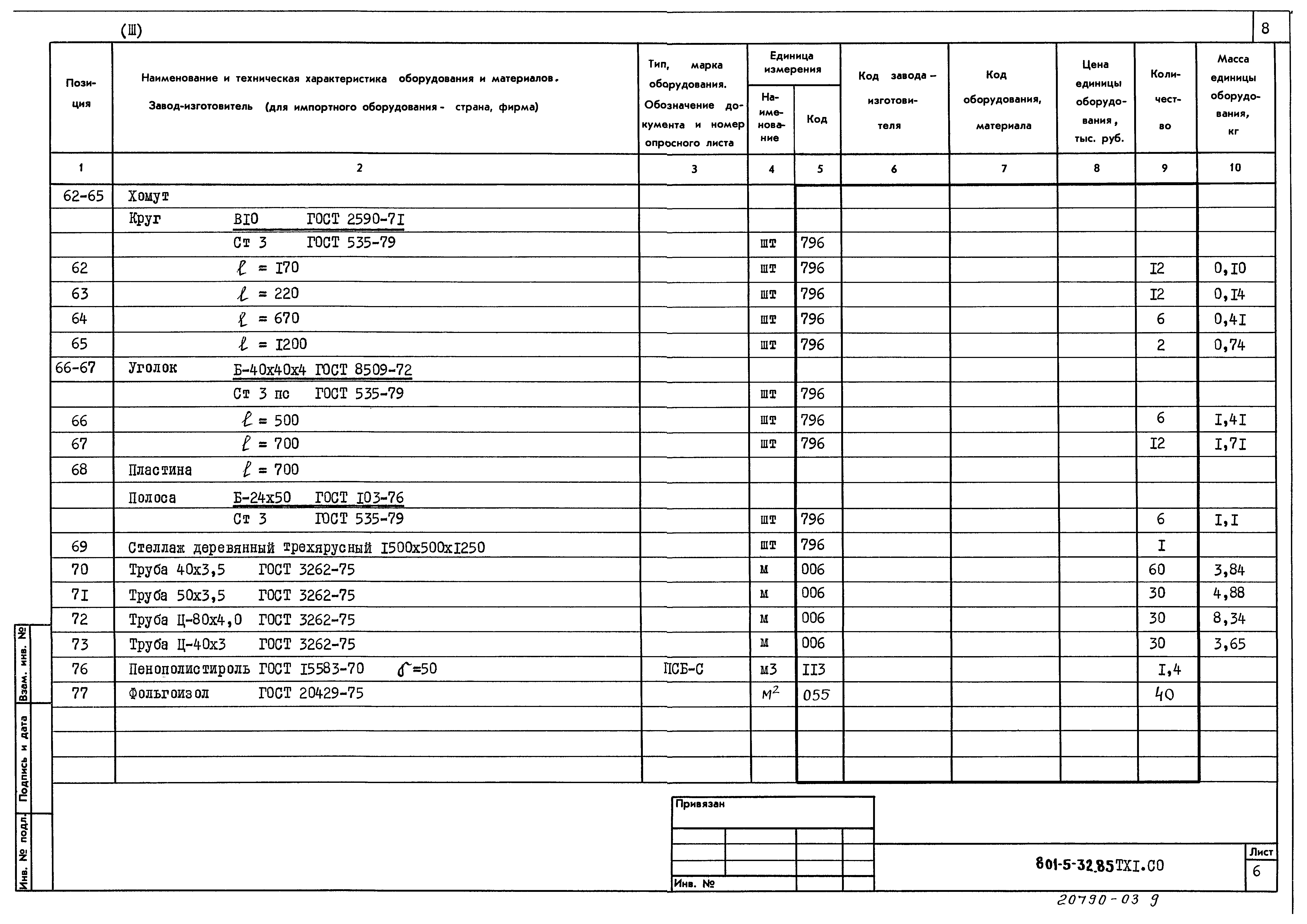 Типовой проект 801-5-32.85