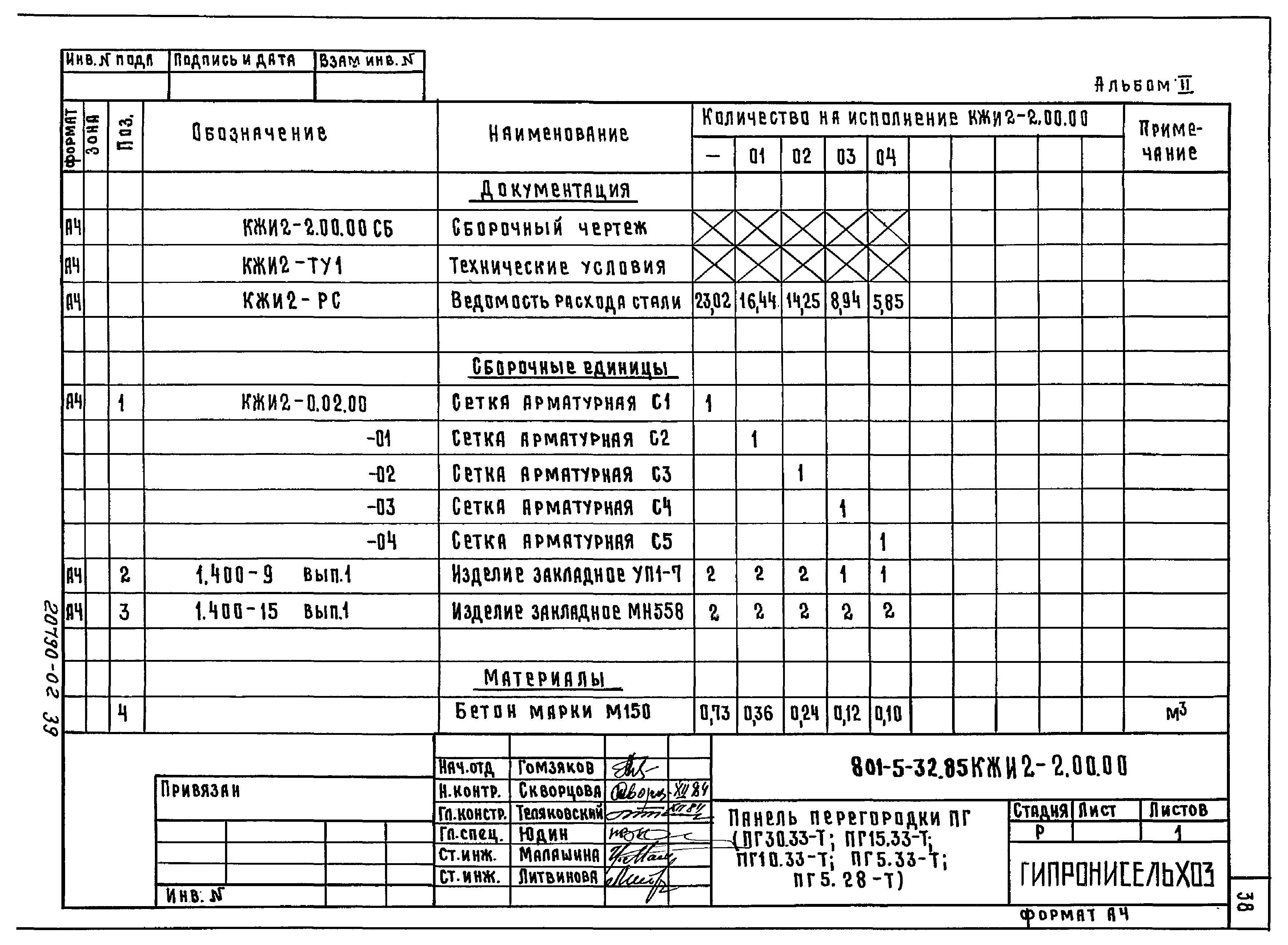 Типовой проект 801-5-32.85