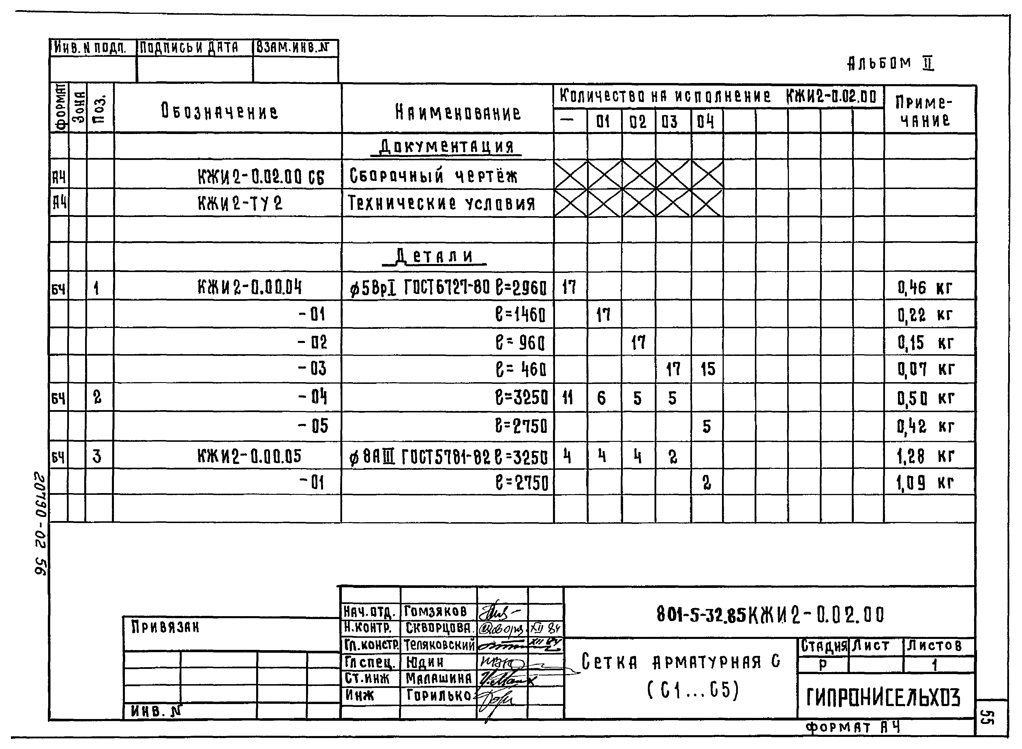 Типовой проект 801-5-32.85