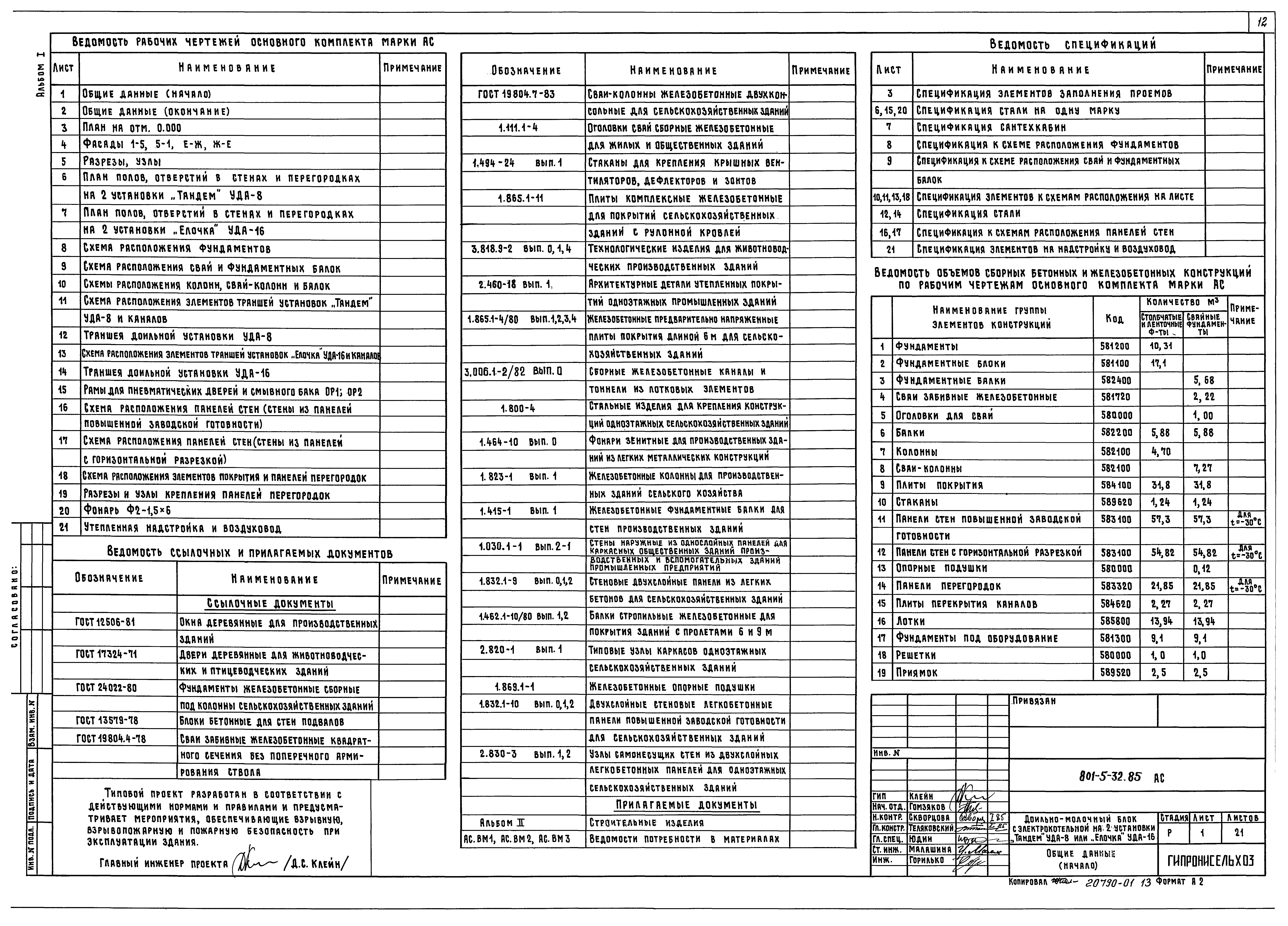 Типовой проект 801-5-32.85